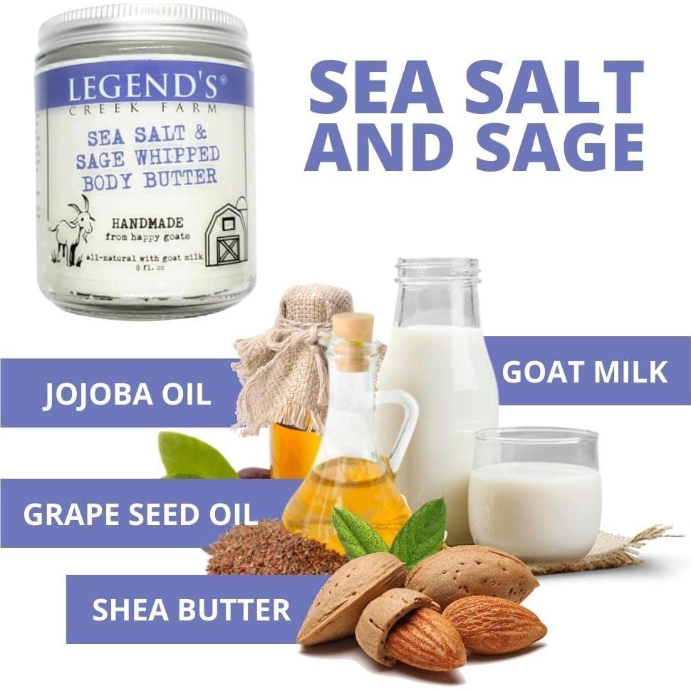 Mantequilla Corporal Legend's Creek Farm 227g - Leche de Cabra y Karité