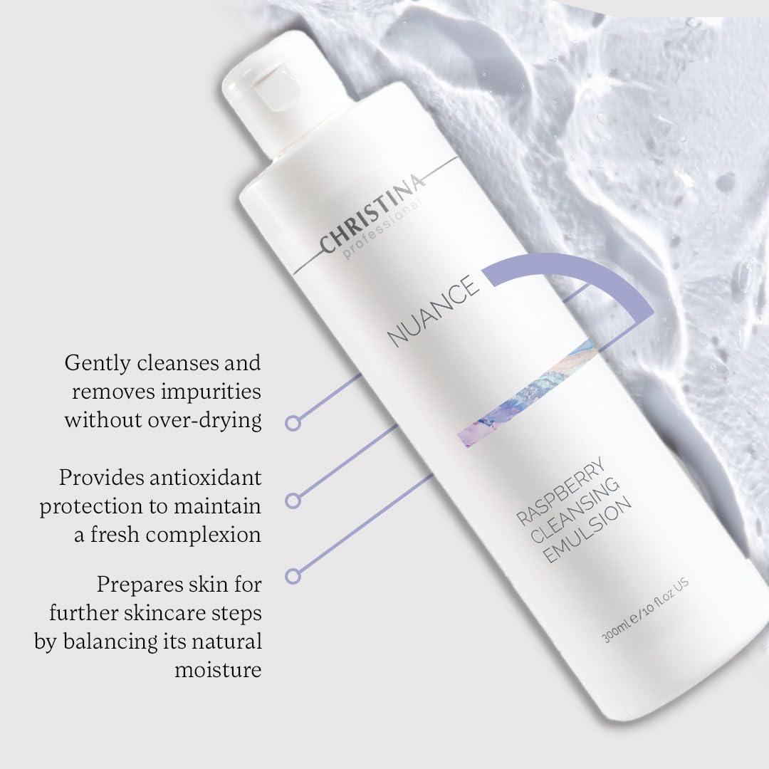 Limpiador Facial Suave -CHRISTINA- 300ml Hidratante Natural