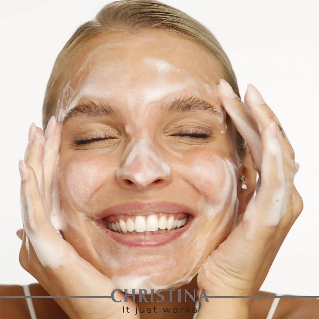 Limpiador Facial Suave -CHRISTINA- 300ml Hidratante Natural