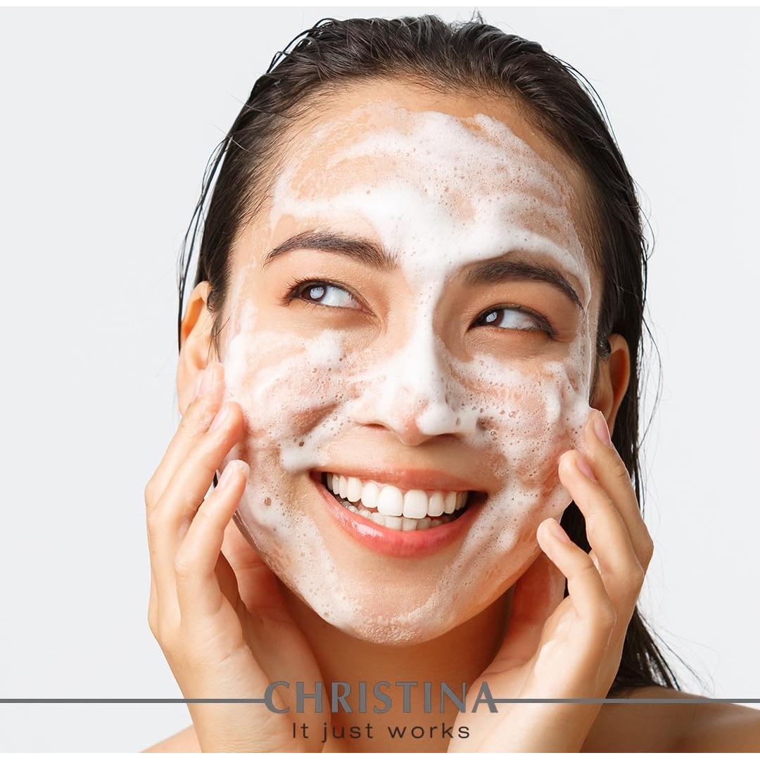 Limpiador Facial Suave -CHRISTINA- 300ml Hidratante Natural