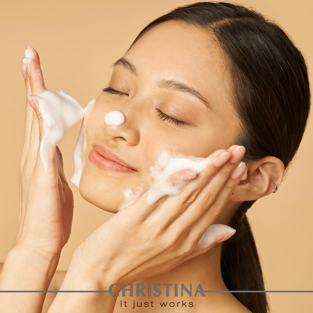 Limpiador Facial Suave -CHRISTINA- 300ml Hidratante Natural