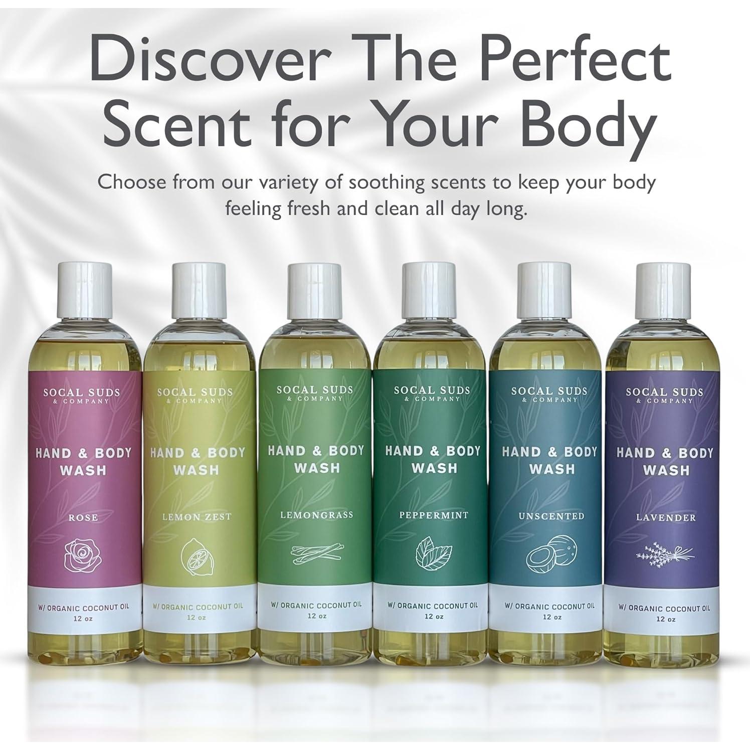 Jabón Líquido Orgánico SoCal Suds 355ml - Hierba Limón