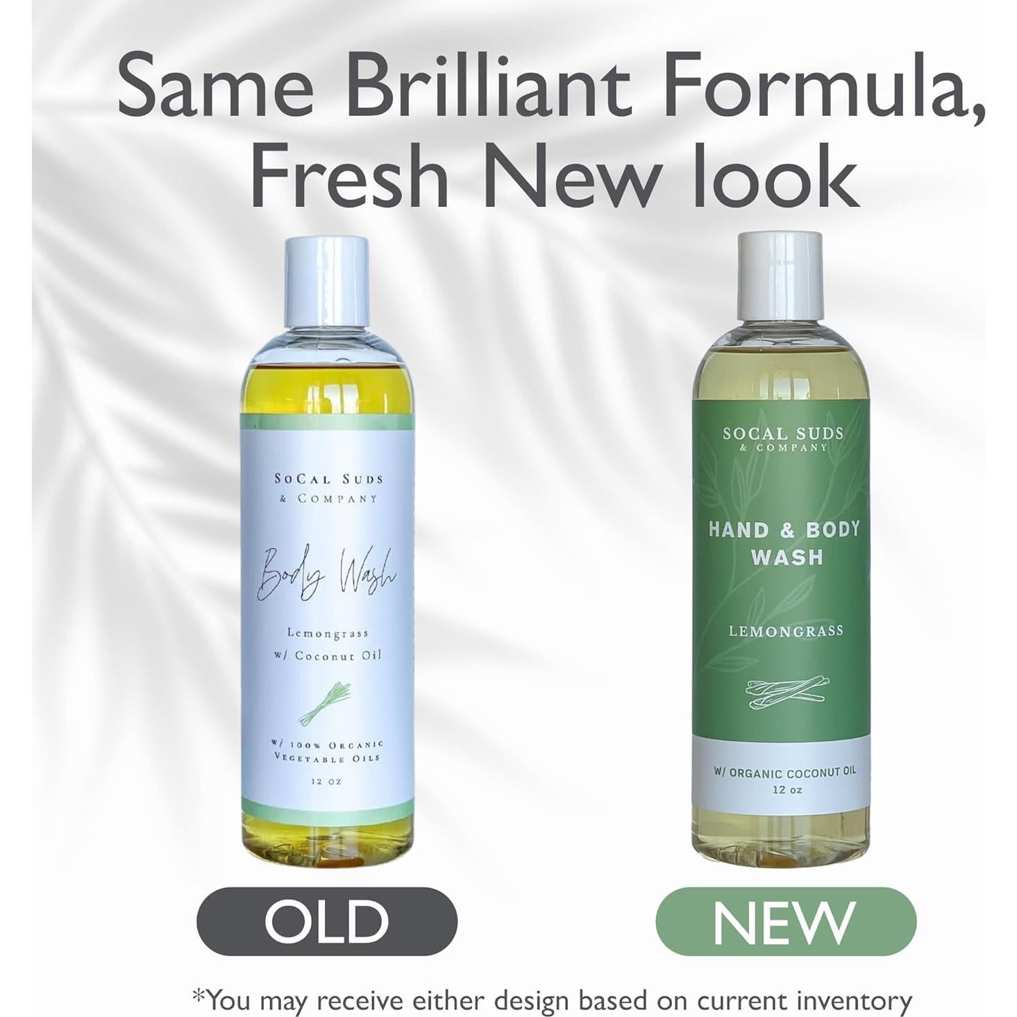 Jabón Líquido Orgánico SoCal Suds 355ml - Hierba Limón