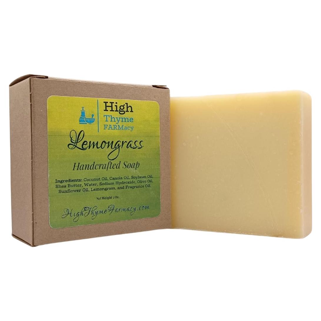 Jabón Artesanal de Hierba Limón High Thyme FARMacy 142g