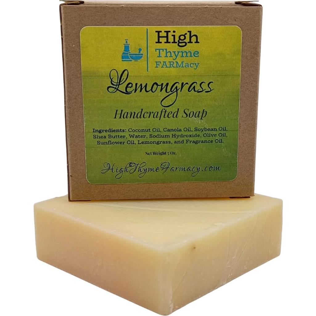 Jabón Artesanal de Hierba Limón High Thyme FARMacy 142g