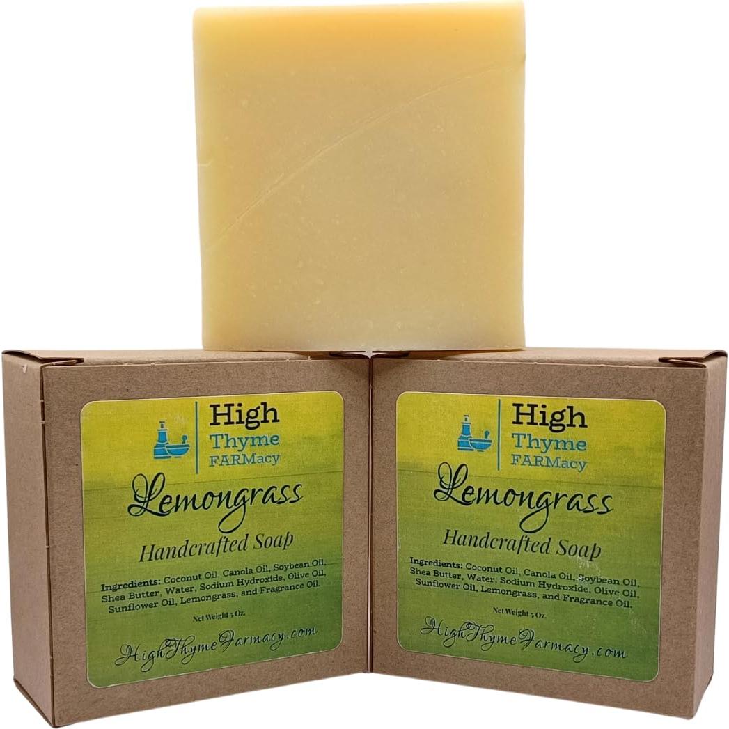 Jabón Artesanal de Hierba Limón High Thyme FARMacy 142g