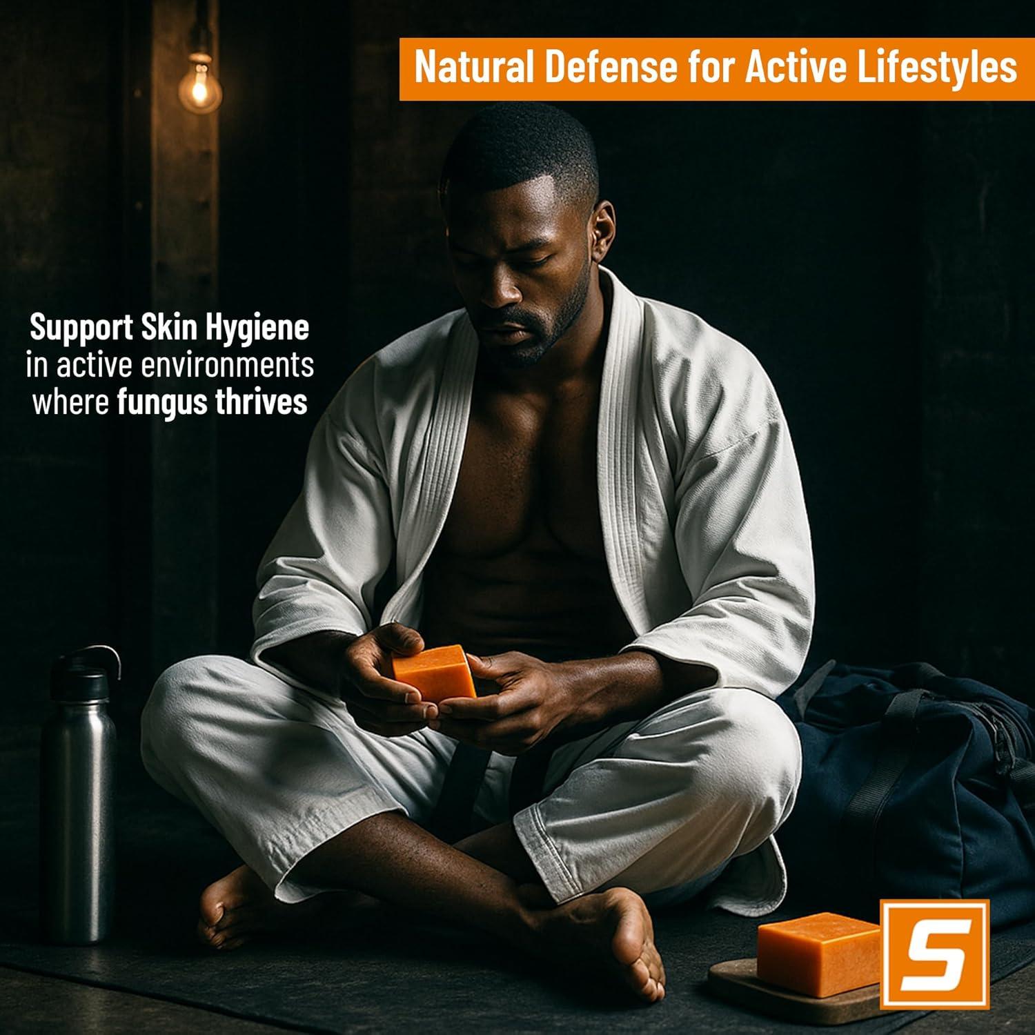 Jabón Natural Shield Athletic 113.4 g x 2 - Limón y Eucalipto