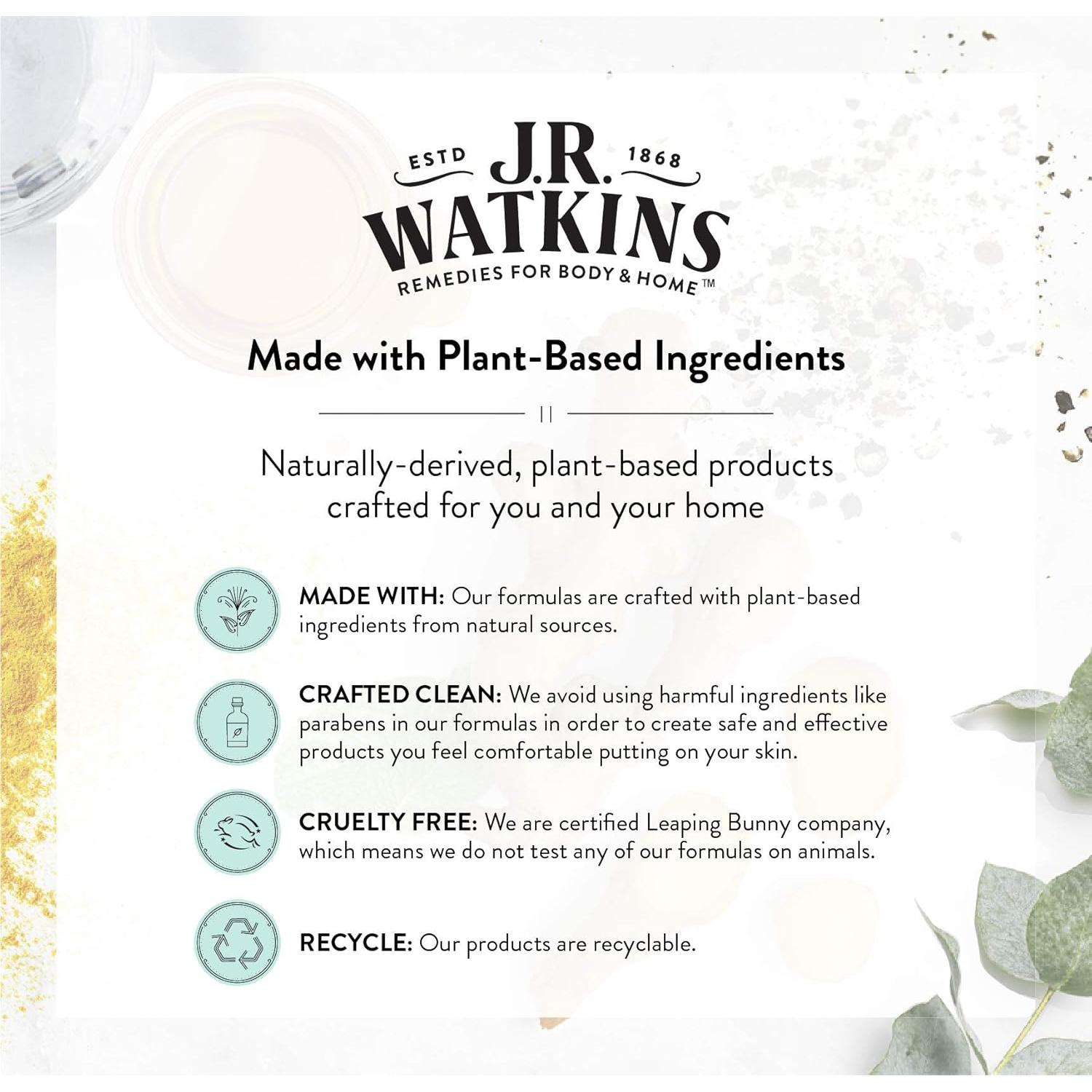 Limpiador de Manos Espumoso J.R. Watkins 47.3 ml - Paquete de 6