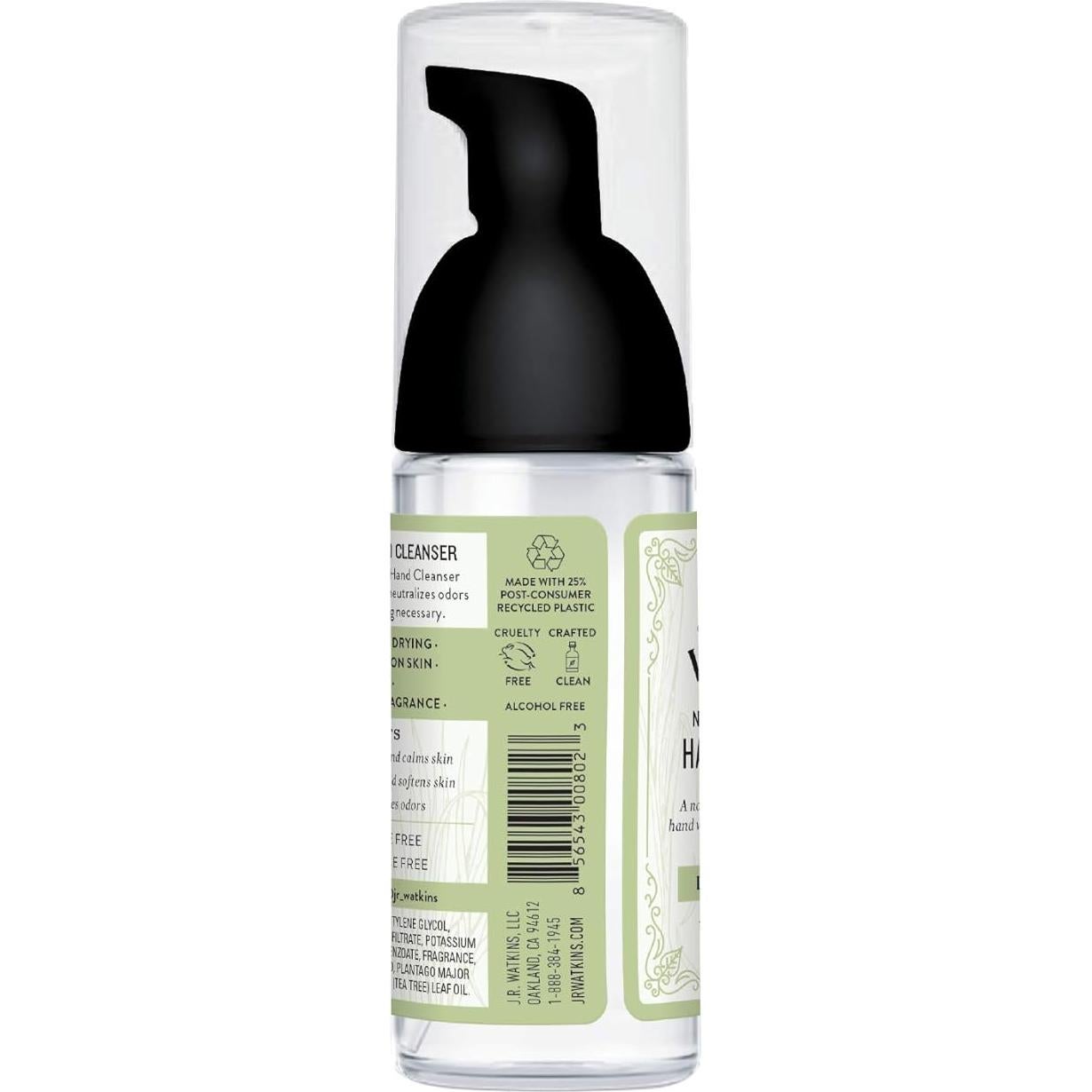 Limpiador de Manos Espumoso J.R. Watkins 47.3 ml - Paquete de 6