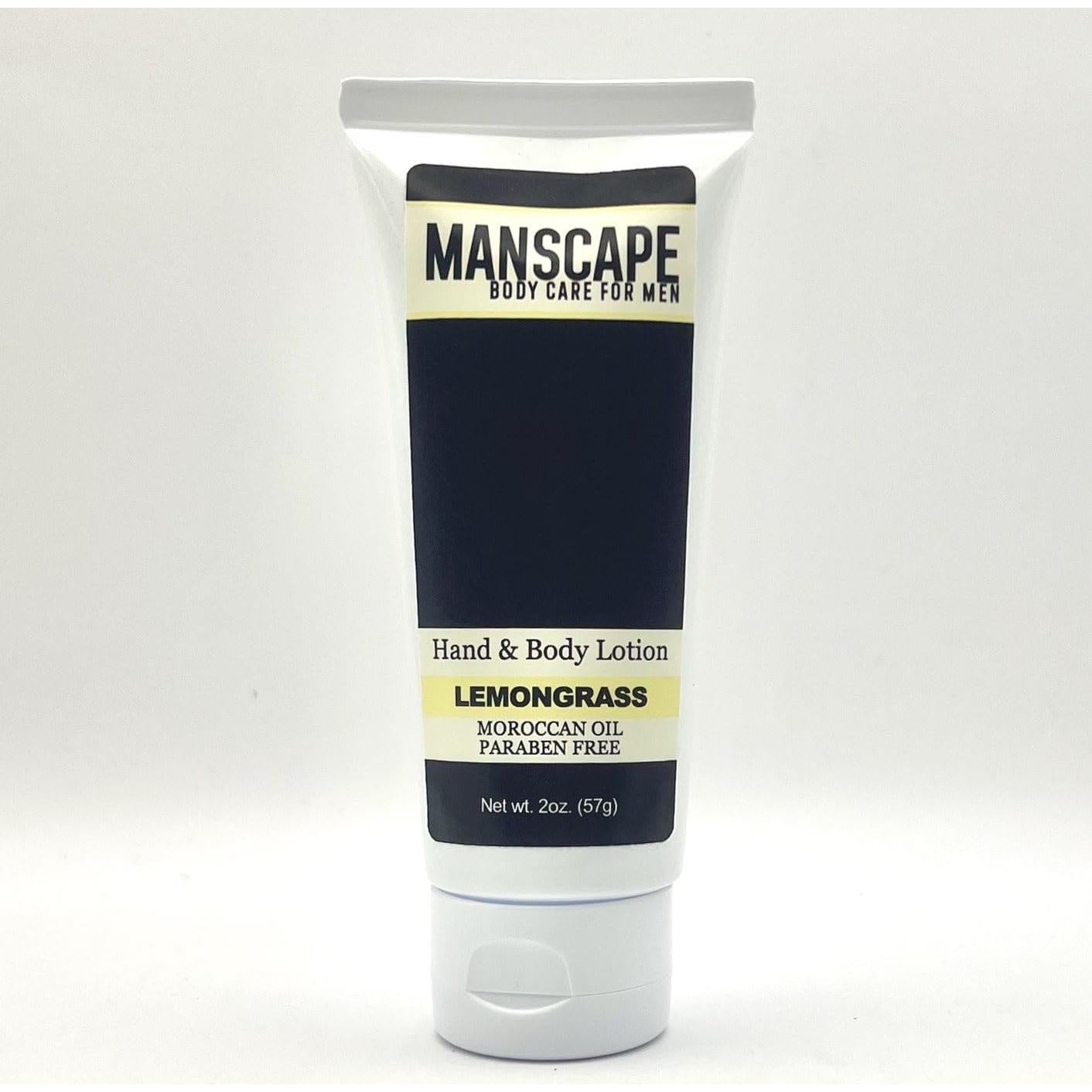 Loción Hidratante MANSCAPE 59ml x2 - Aceite de Argán y Hierba de Limón