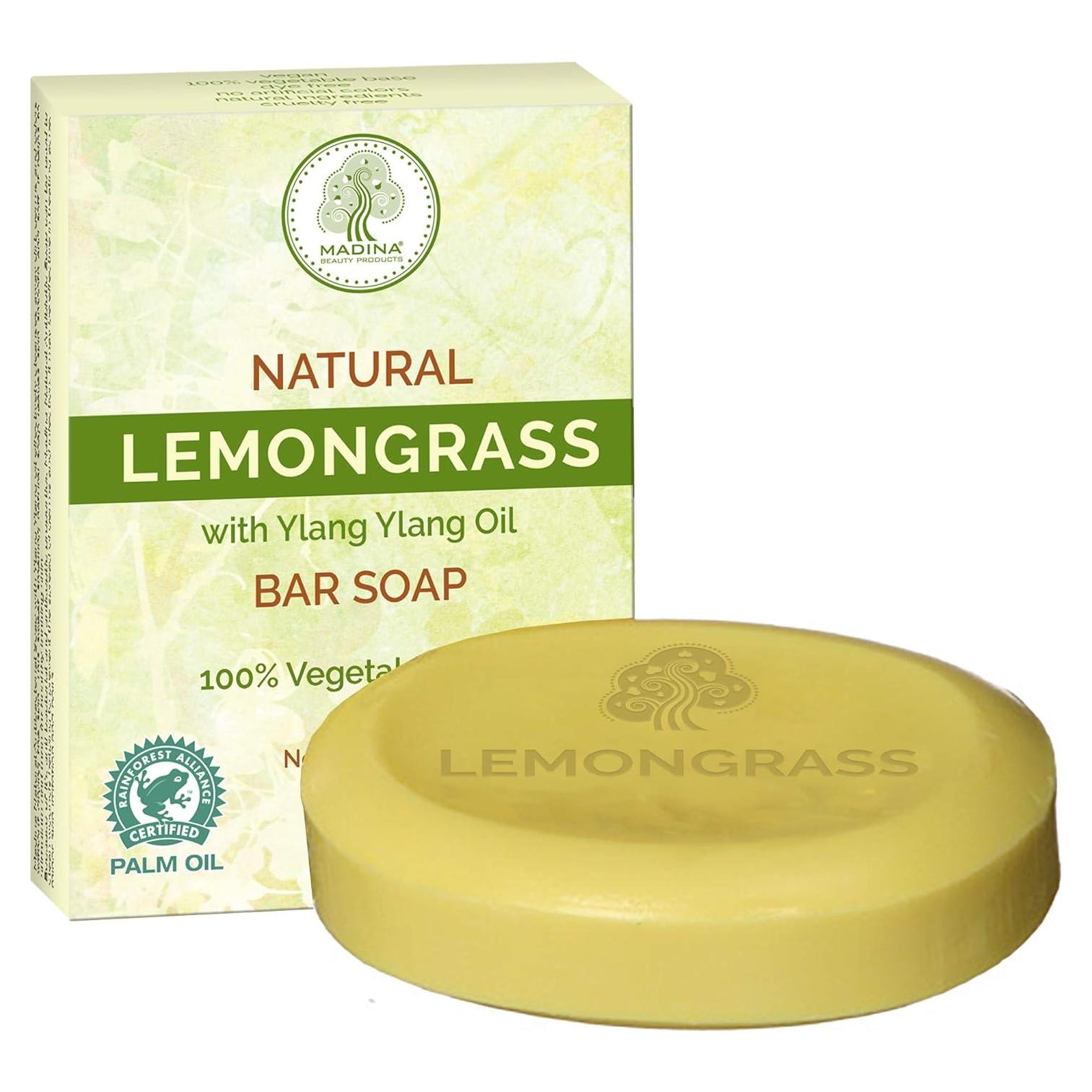 Jabón Base Vegetal 100% Madina 12 barras Hierba de Limón