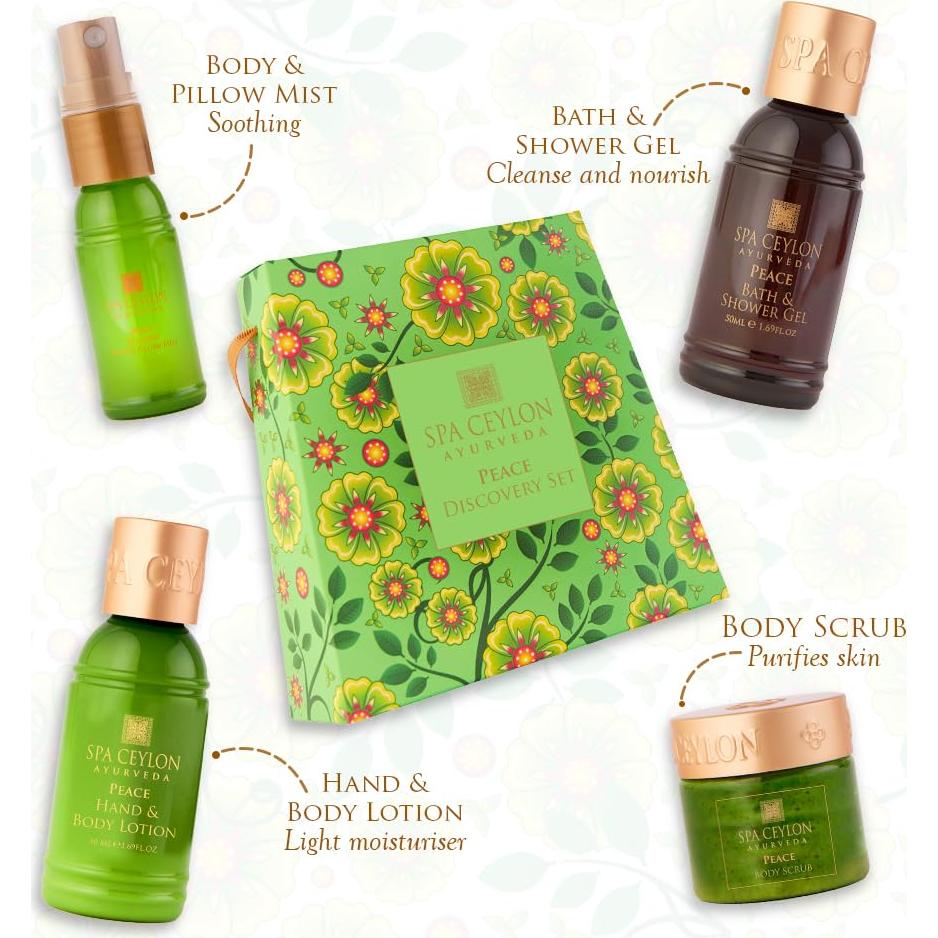 Conjunto Ayurvédico de Spa CEYLON para Relajación y Tranquilidad