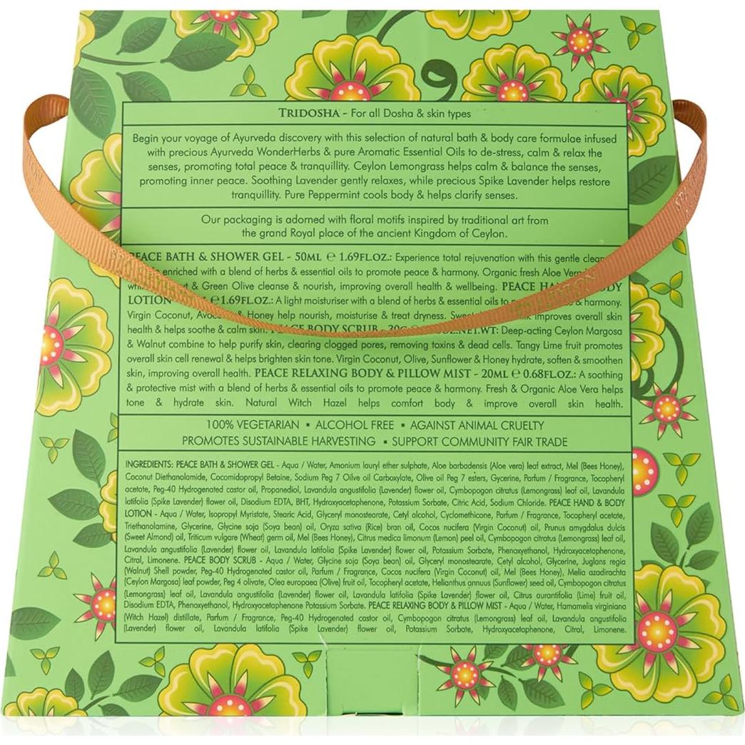 Conjunto Ayurvédico de Spa CEYLON para Relajación y Tranquilidad