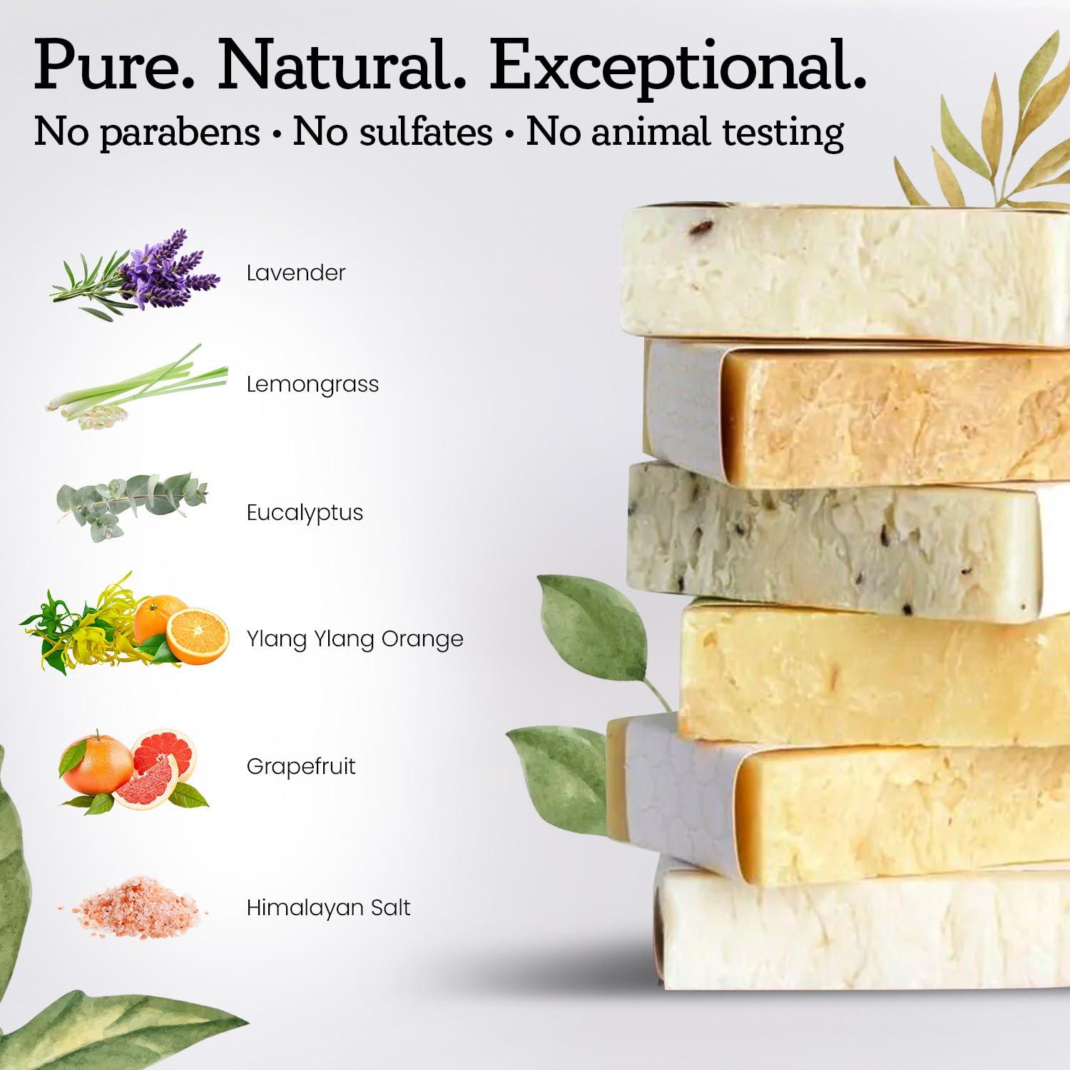 Conjunto de Jabones Naturales Lizush 6 Piezas - Hecho a Mano