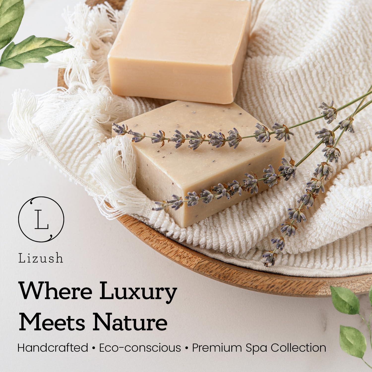 Conjunto de Jabones Naturales Lizush 6 Piezas - Hecho a Mano