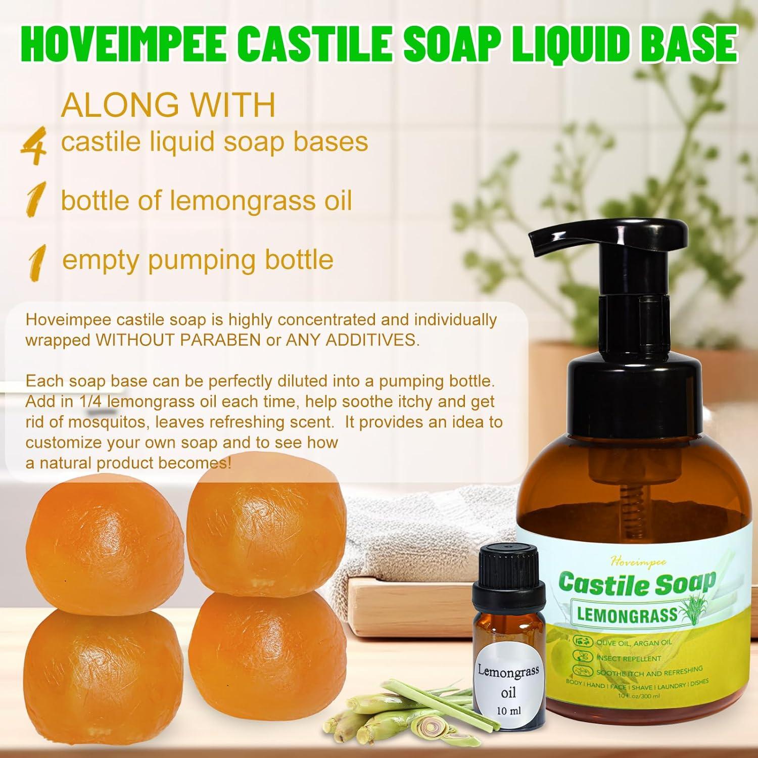 Base Líquida Jabón de Castilla Hoveimpee 1200 ml Hierba Limón