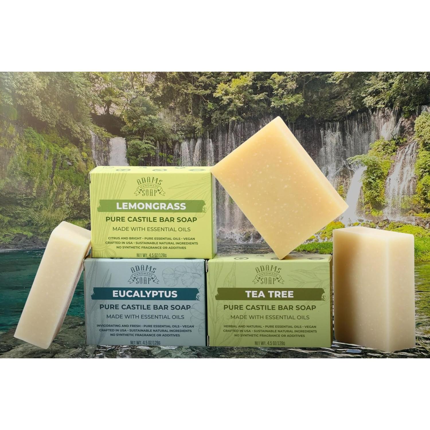 Set de 6 Jabones Hechos a Mano Adams - Aromas Naturales