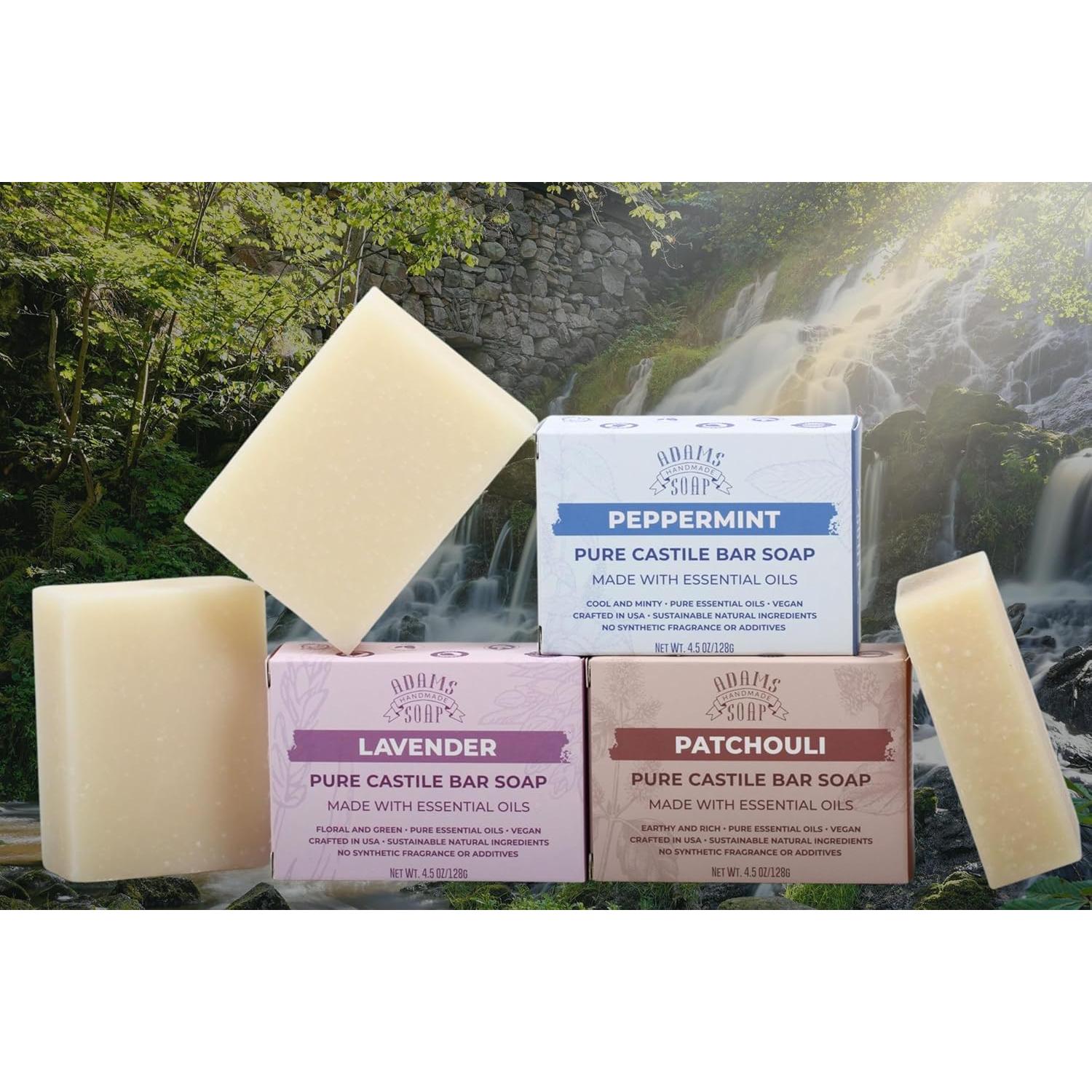 Set de 6 Jabones Hechos a Mano Adams - Aromas Naturales