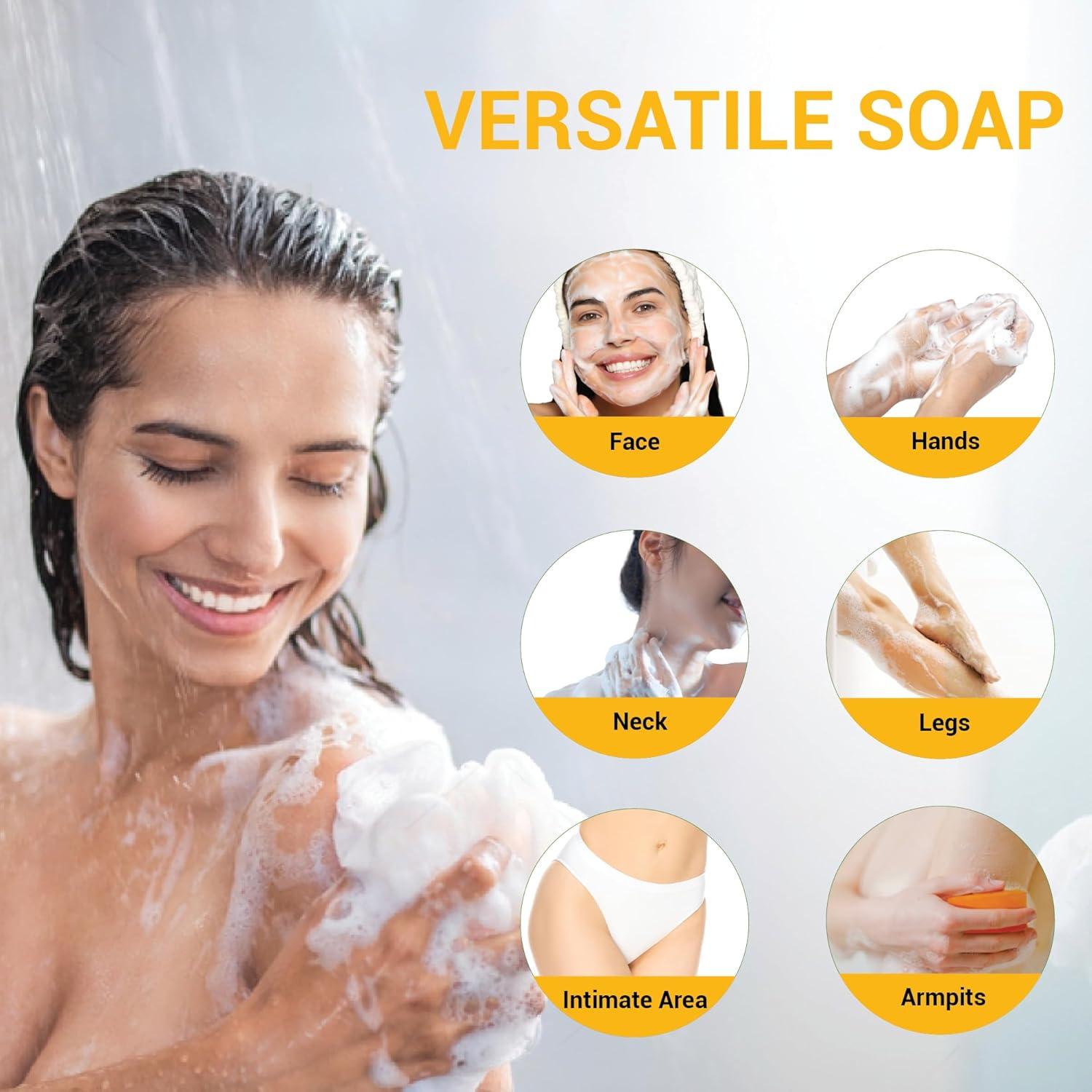 Jabón Natural de Cúrcuma y Hierba de Limón VietHerb 100g