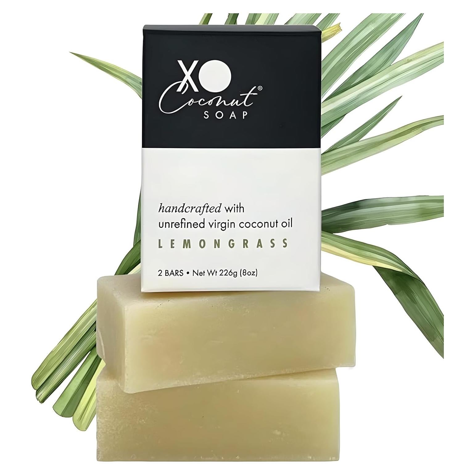 Jabón Orgánico de Coco Vegano XO COCONUT - 2 Barras 226g