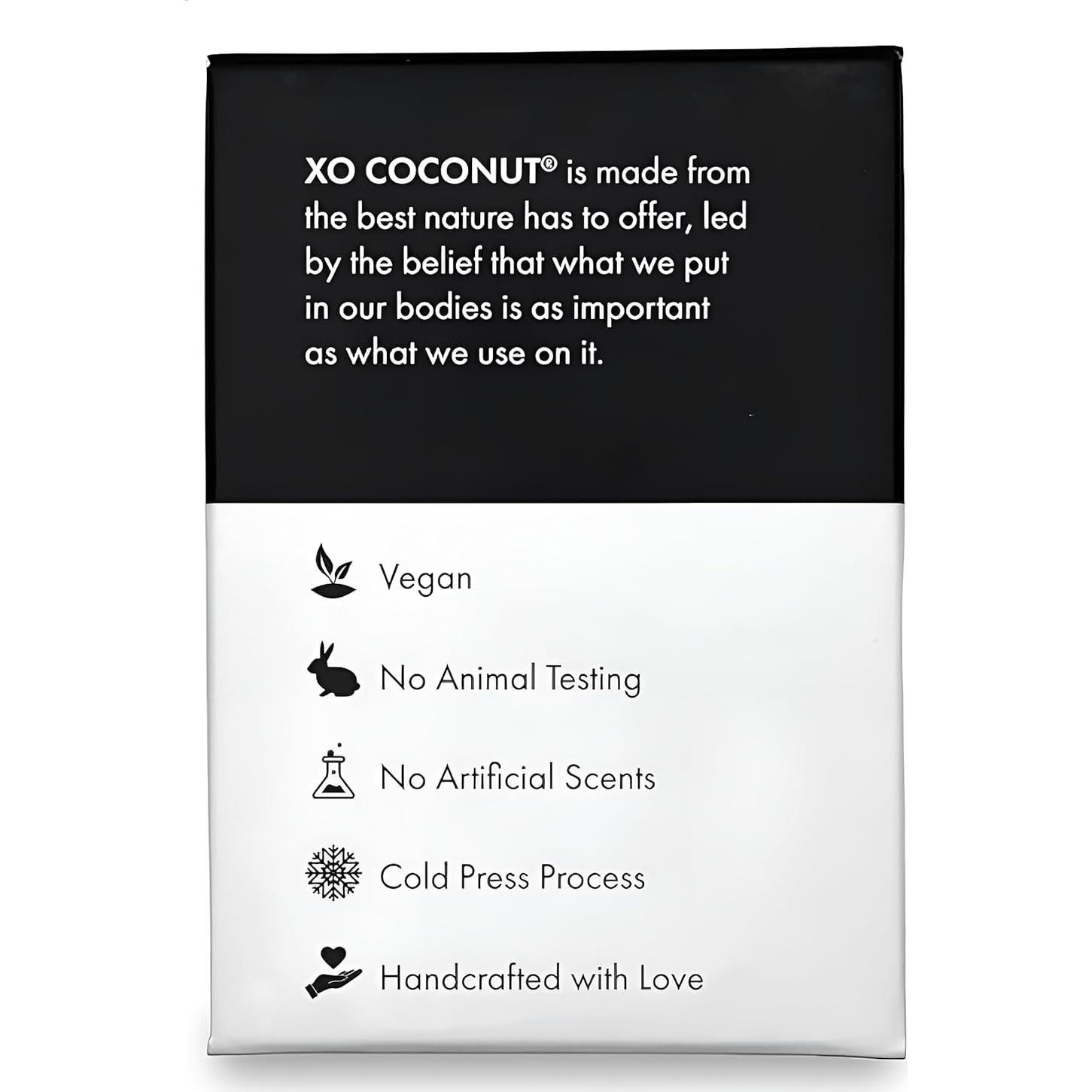 Jabón Orgánico de Coco Vegano XO COCONUT - 2 Barras 226g