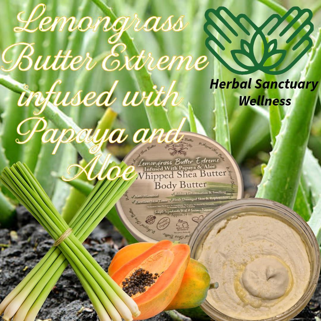 Manteca Corporal de Karité Batida con Papaya y Aloe 396 g