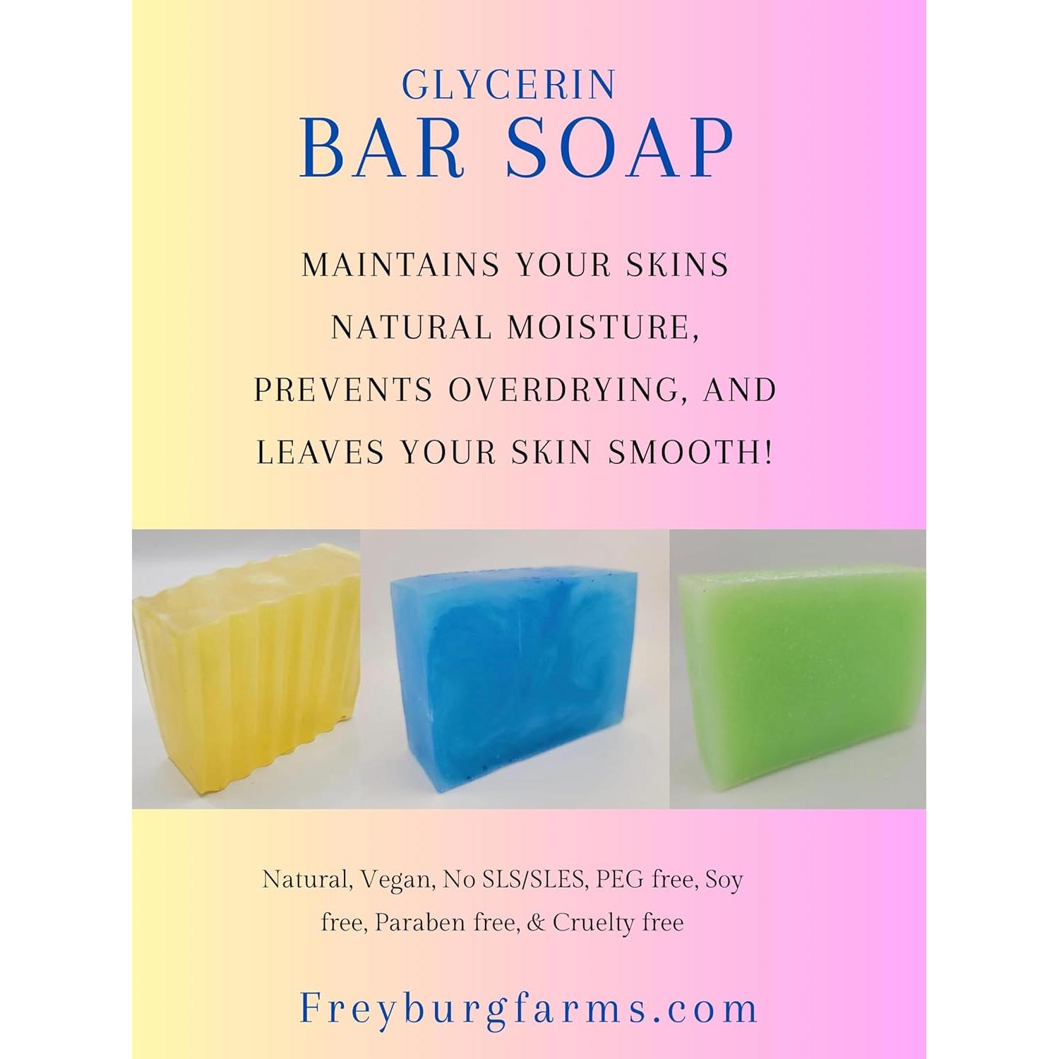Jabón de Glicerina Natural Freyburg Farms 99g Hierba Limón