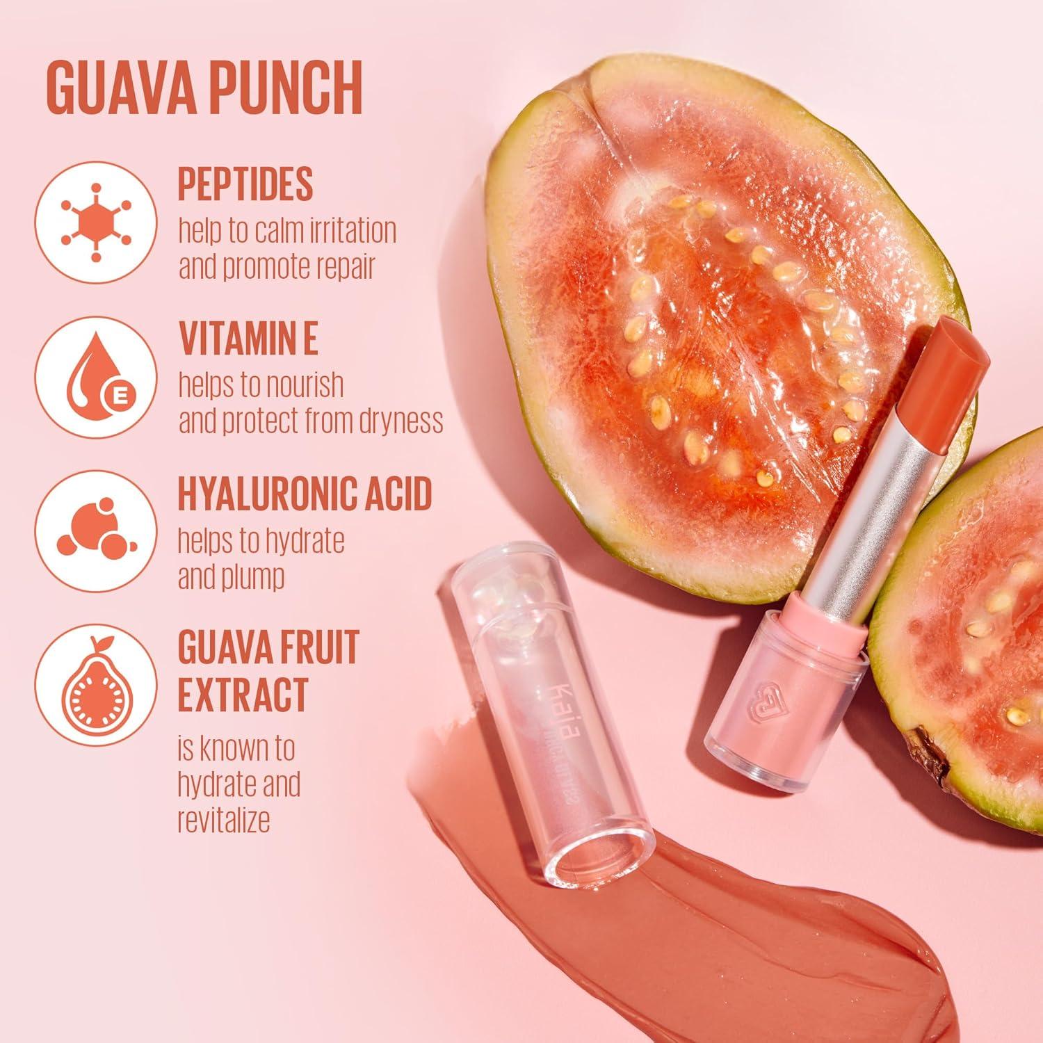 Bálsamo Labial Kaja Juicy Glass Guava Punch 4.3 g Hidratante