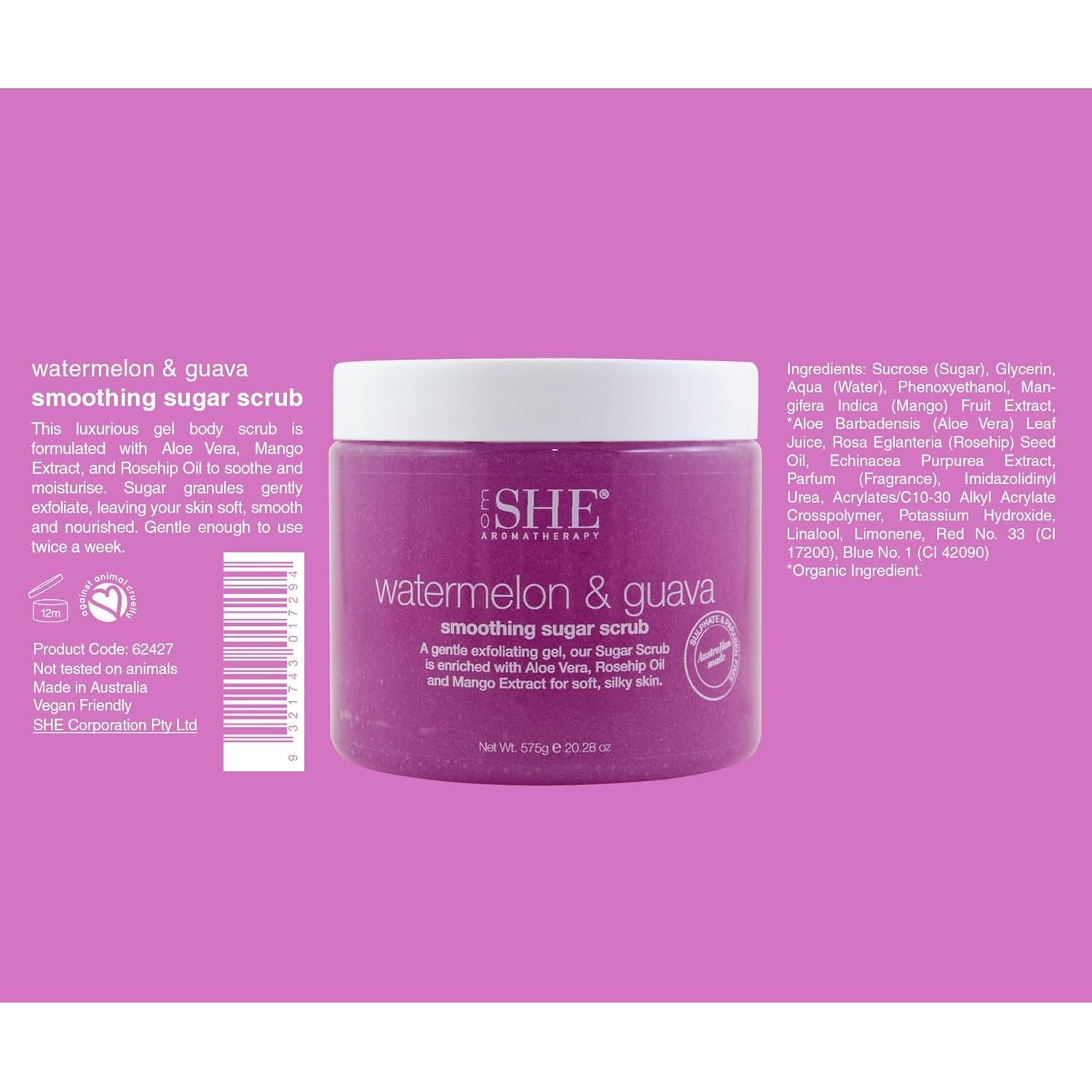 Exfoliante Corporal Om She 575g - Azúcar Natural y Rosa Mosqueta