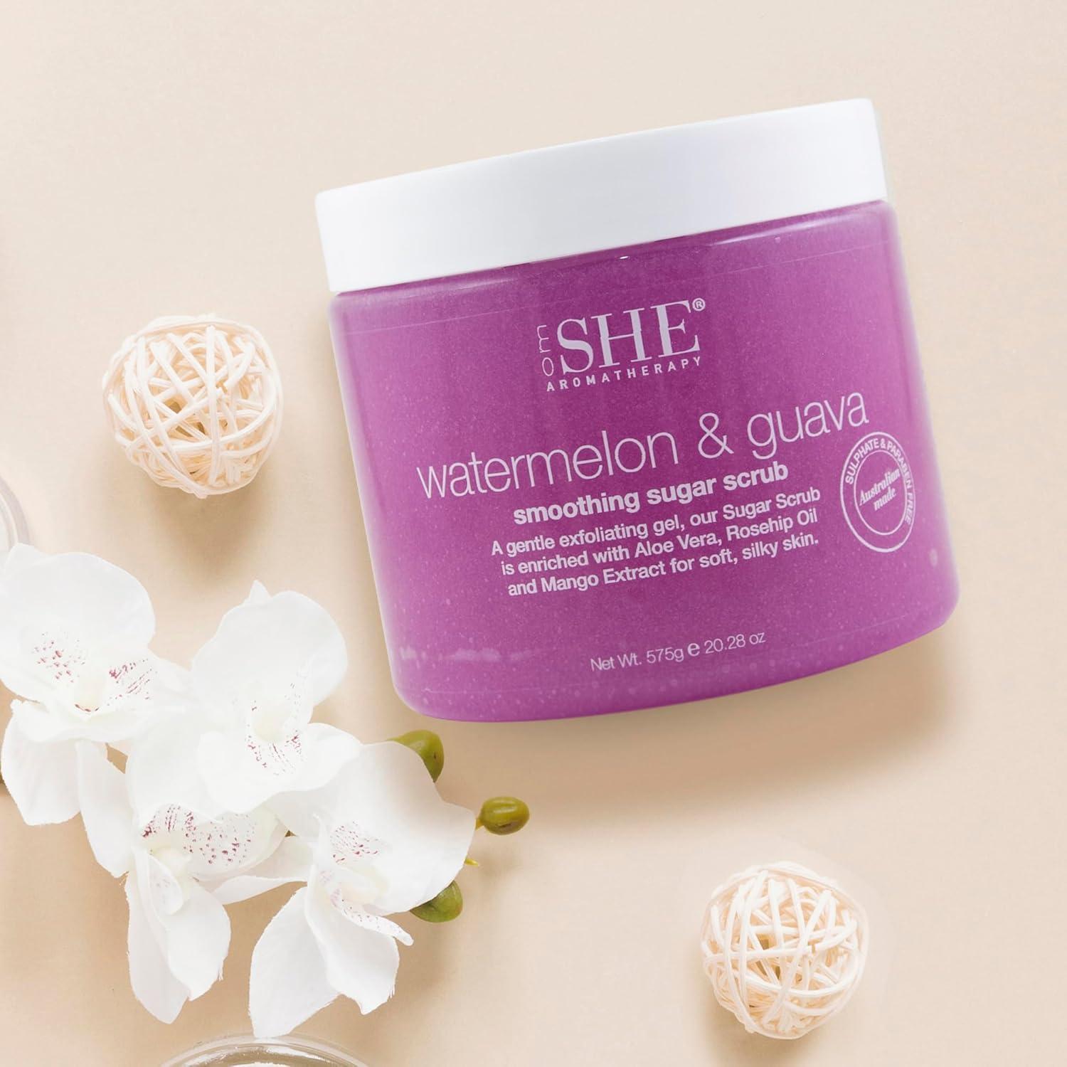 Exfoliante Corporal Om She 575g - Azúcar Natural y Rosa Mosqueta