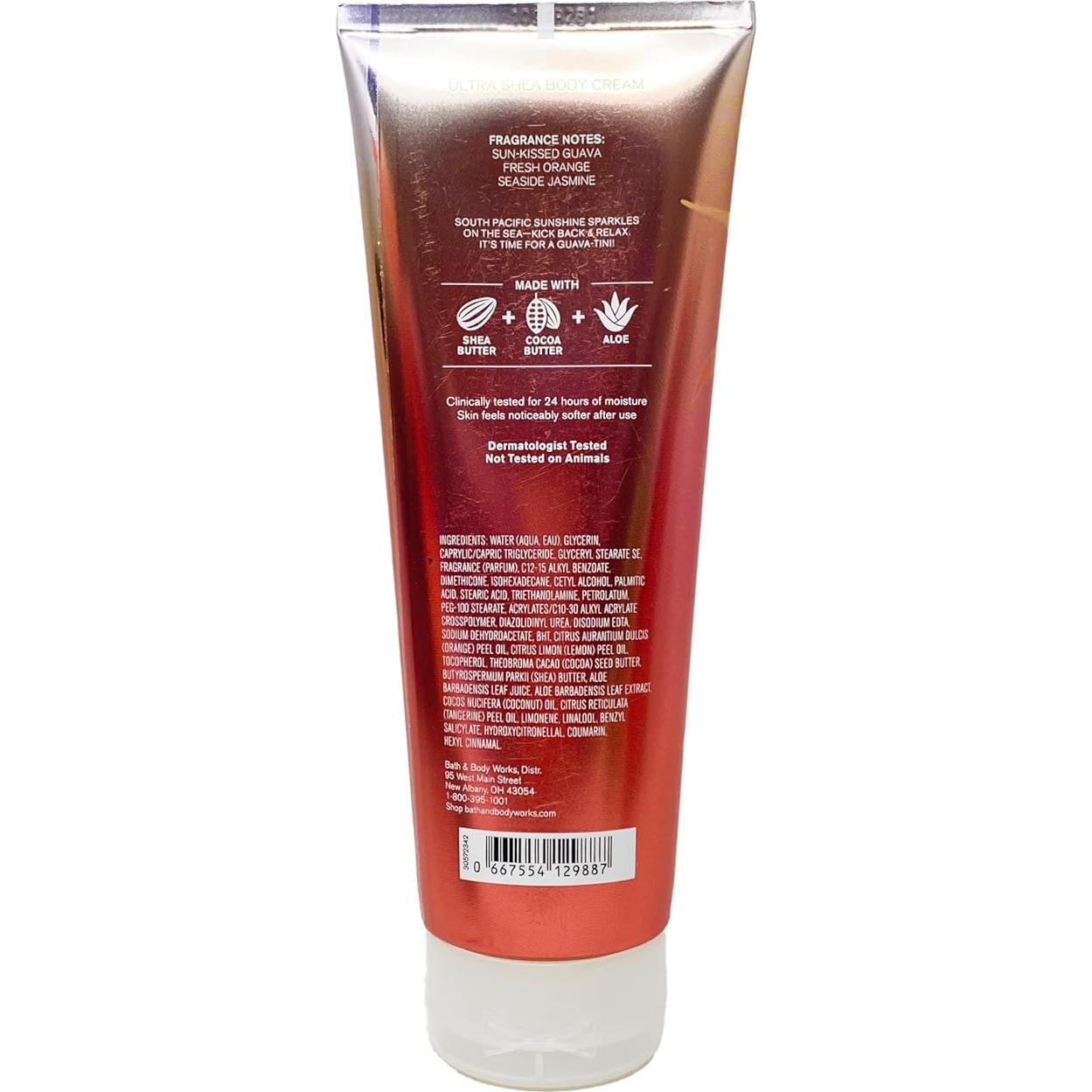 Crema Corporal Baño y Cuerpo Works Fiji Sunshine Guava-Tini - 3 Unidades de 226 g