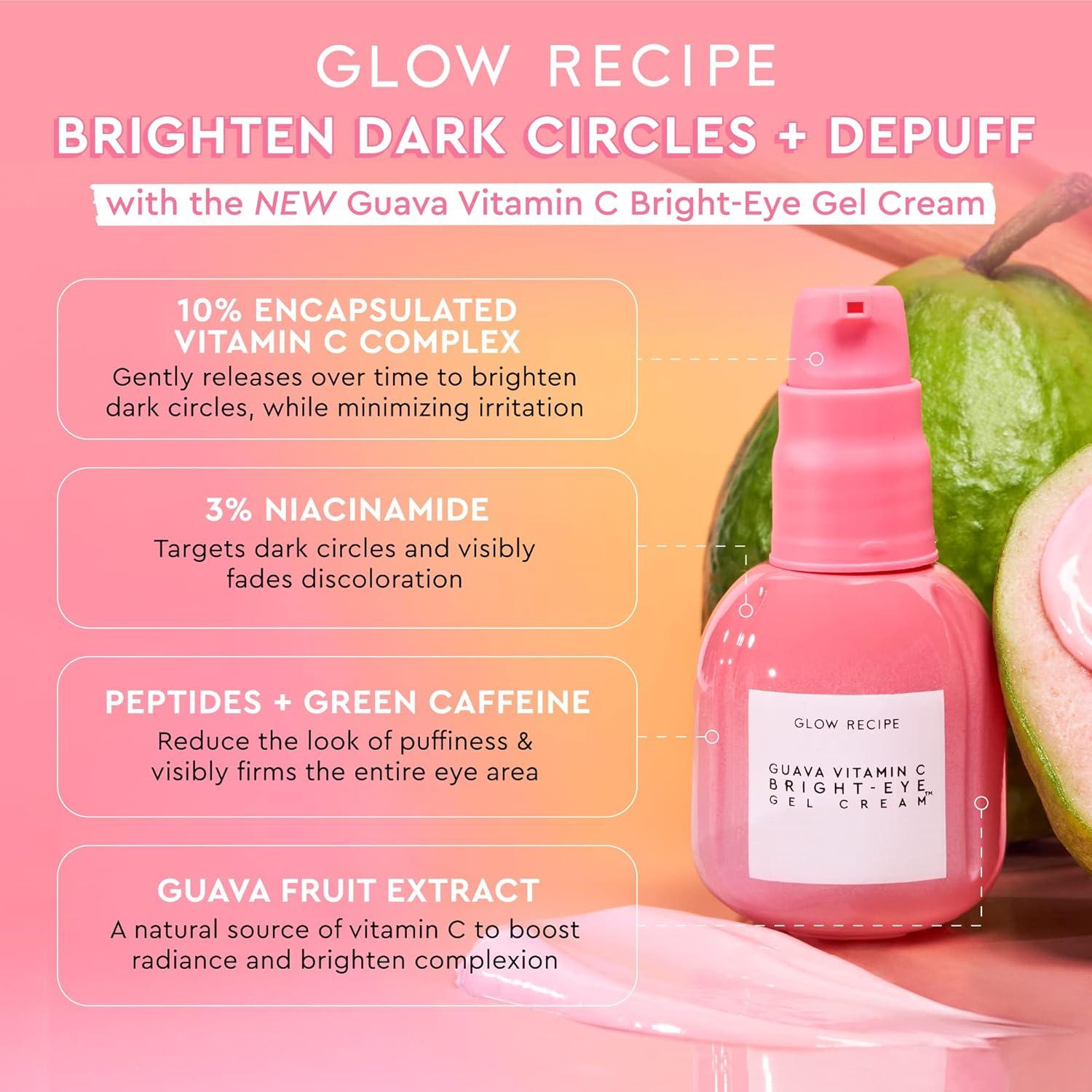 Dúo Glow Recipe: Suero Niacinamida 40ml + Crema Ojos 15ml