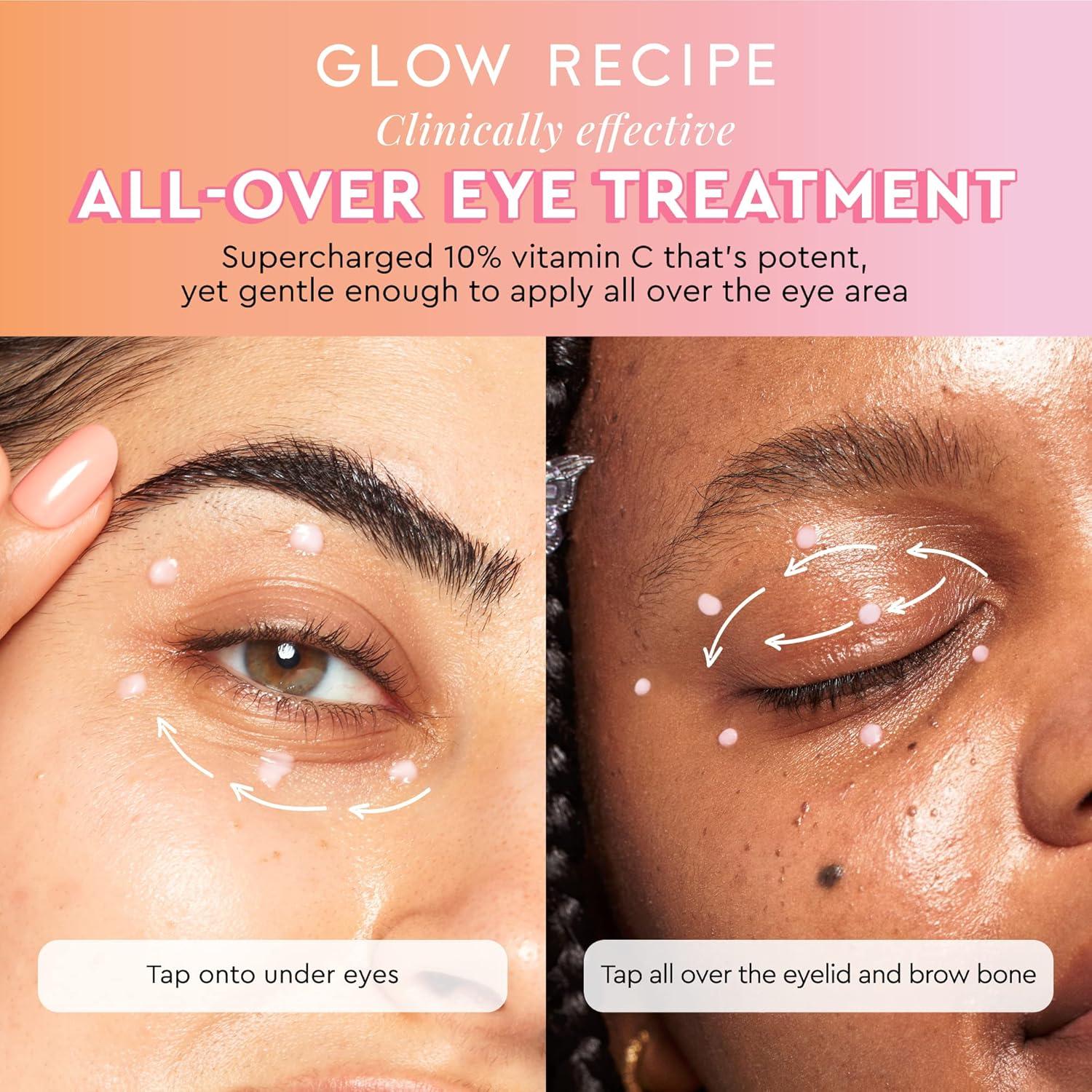 Dúo Glow Recipe: Suero Niacinamida 40ml + Crema Ojos 15ml