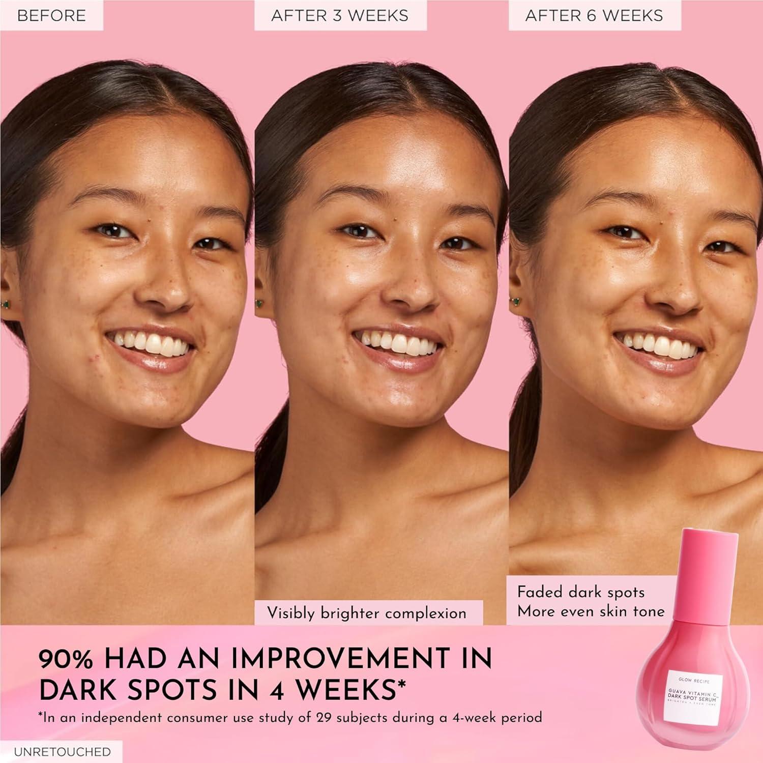 Dúo Sueros Glow Recipe: Vitamina C Guayaba + AHA BHA Fresa 30ml