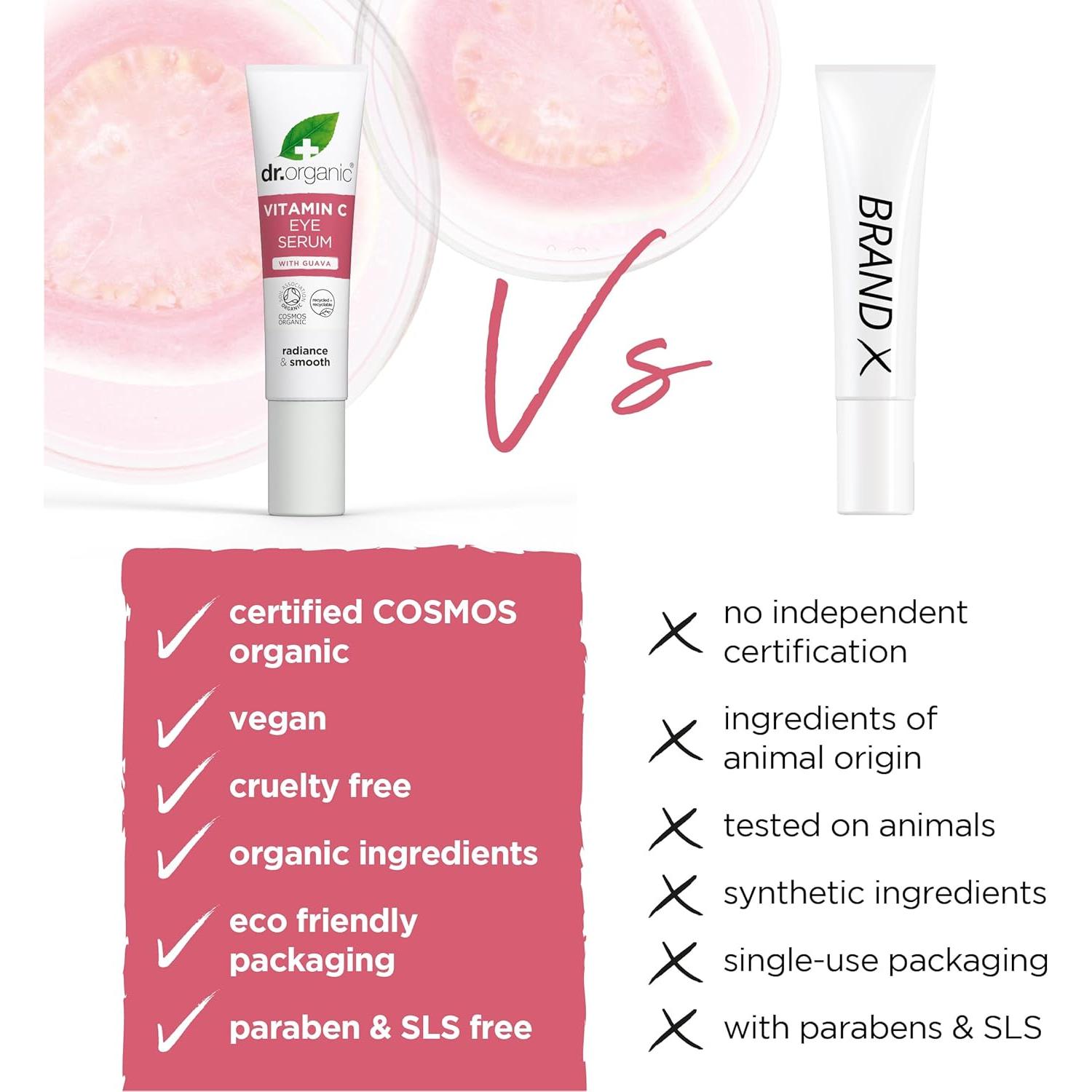 Suero para Ojos Dr. Organic Vitamina C 15 mL Orgánico