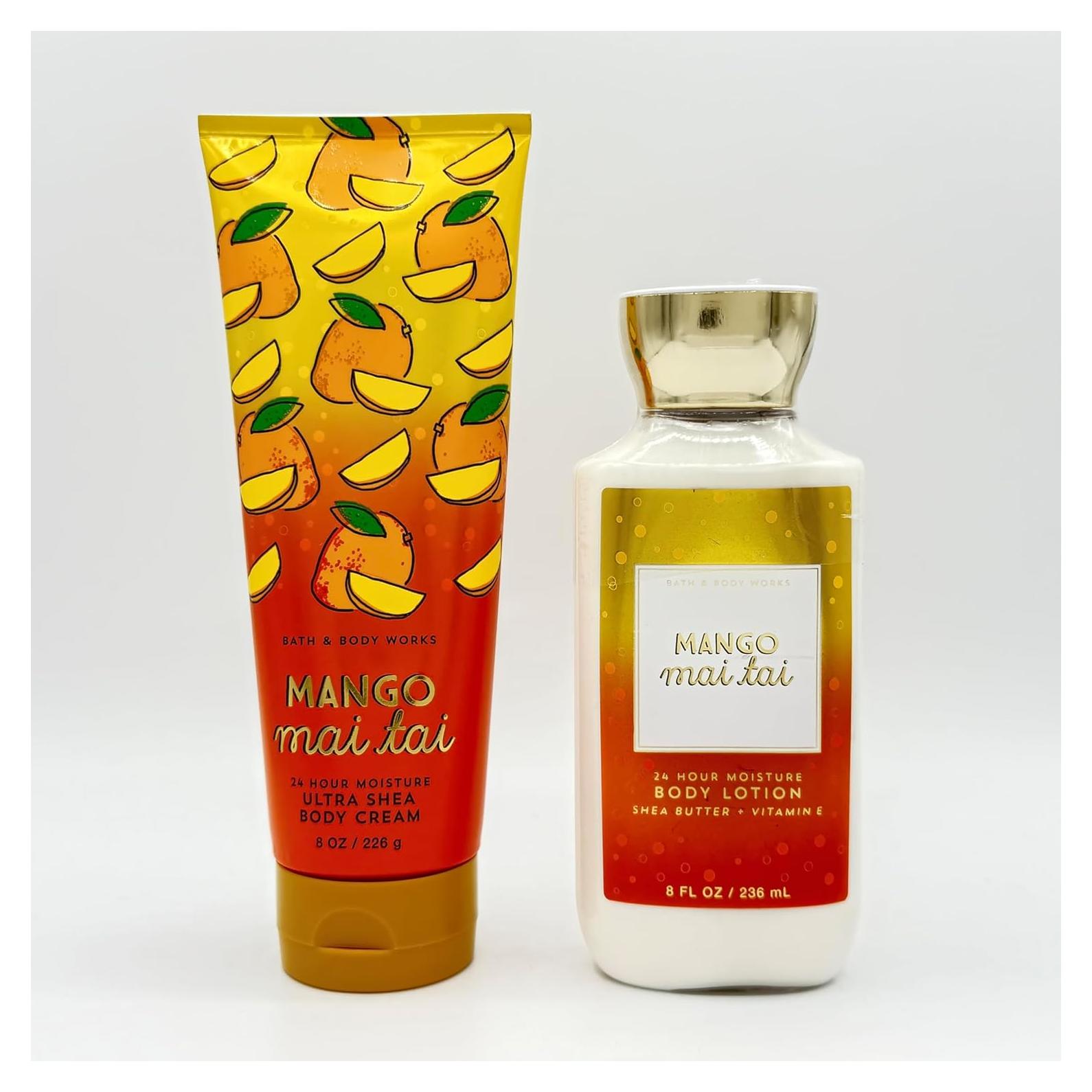Conjunto de Baño Mango Mai Tai Bath & Body Works 2 Piezas