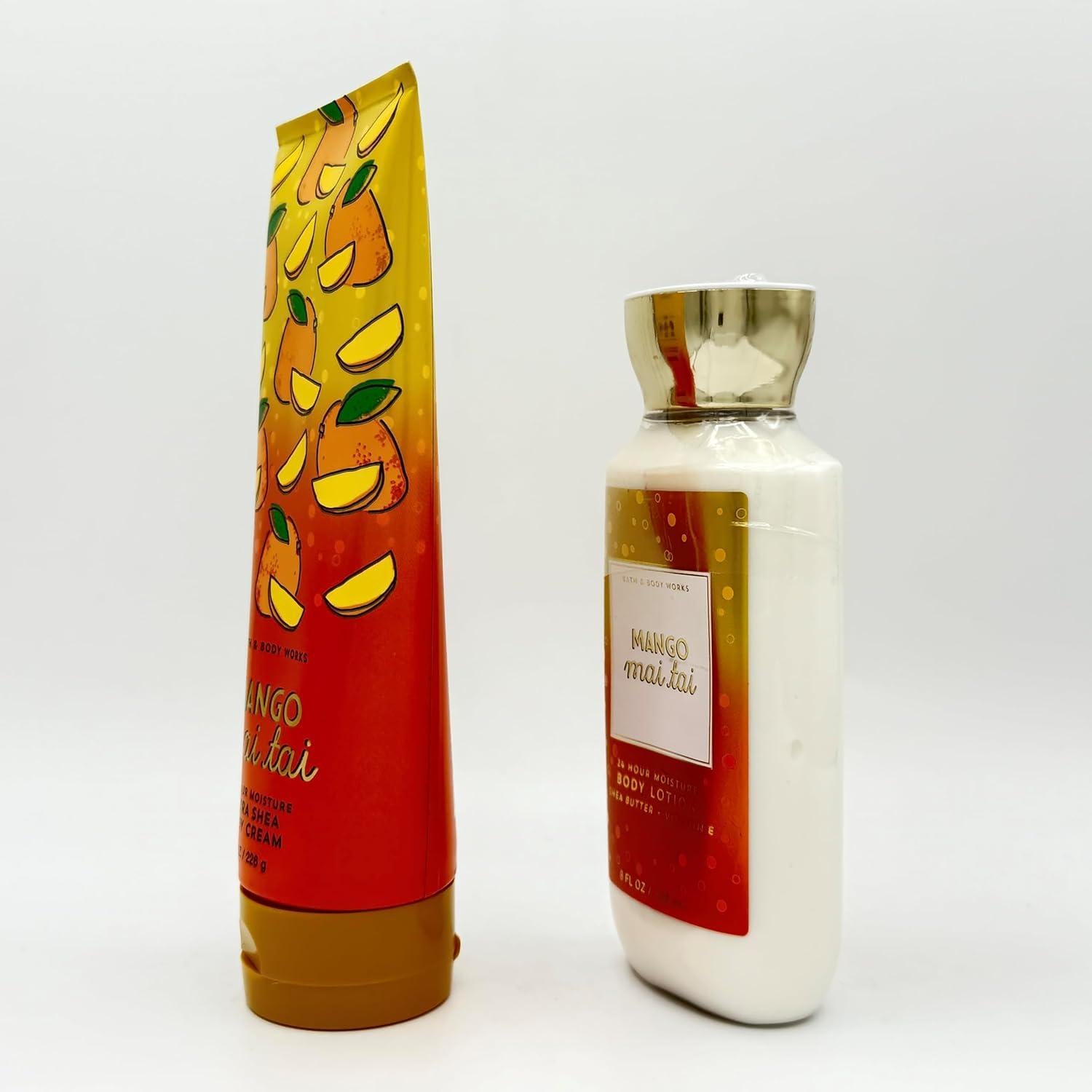 Conjunto de Baño Mango Mai Tai Bath & Body Works 2 Piezas