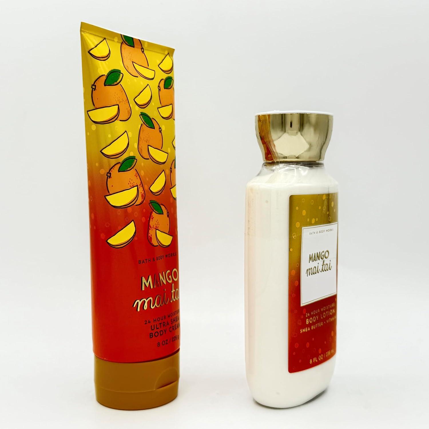 Conjunto de Baño Mango Mai Tai Bath & Body Works 2 Piezas