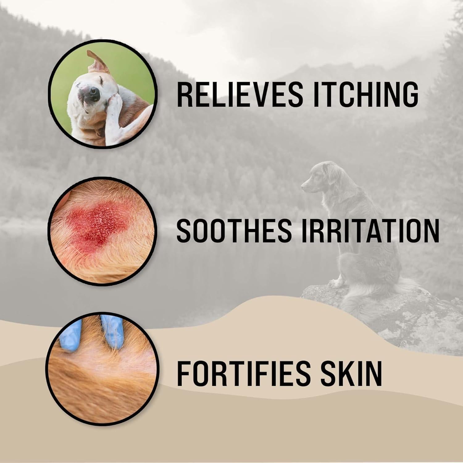 Champú Medicado de Avena VetraSoothe 473 ml - Alivio Piel Perros y Gatos