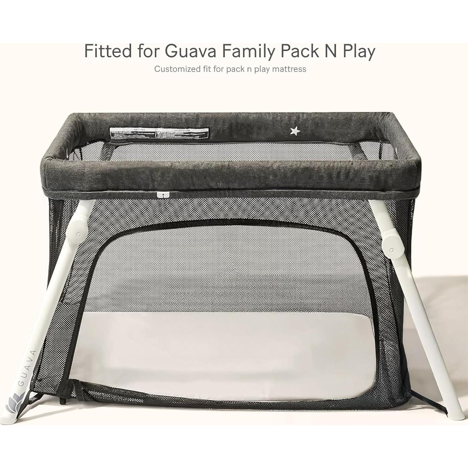 Sábanas ajustadas lulumoon para Guava Family Pack N Play 2Pack