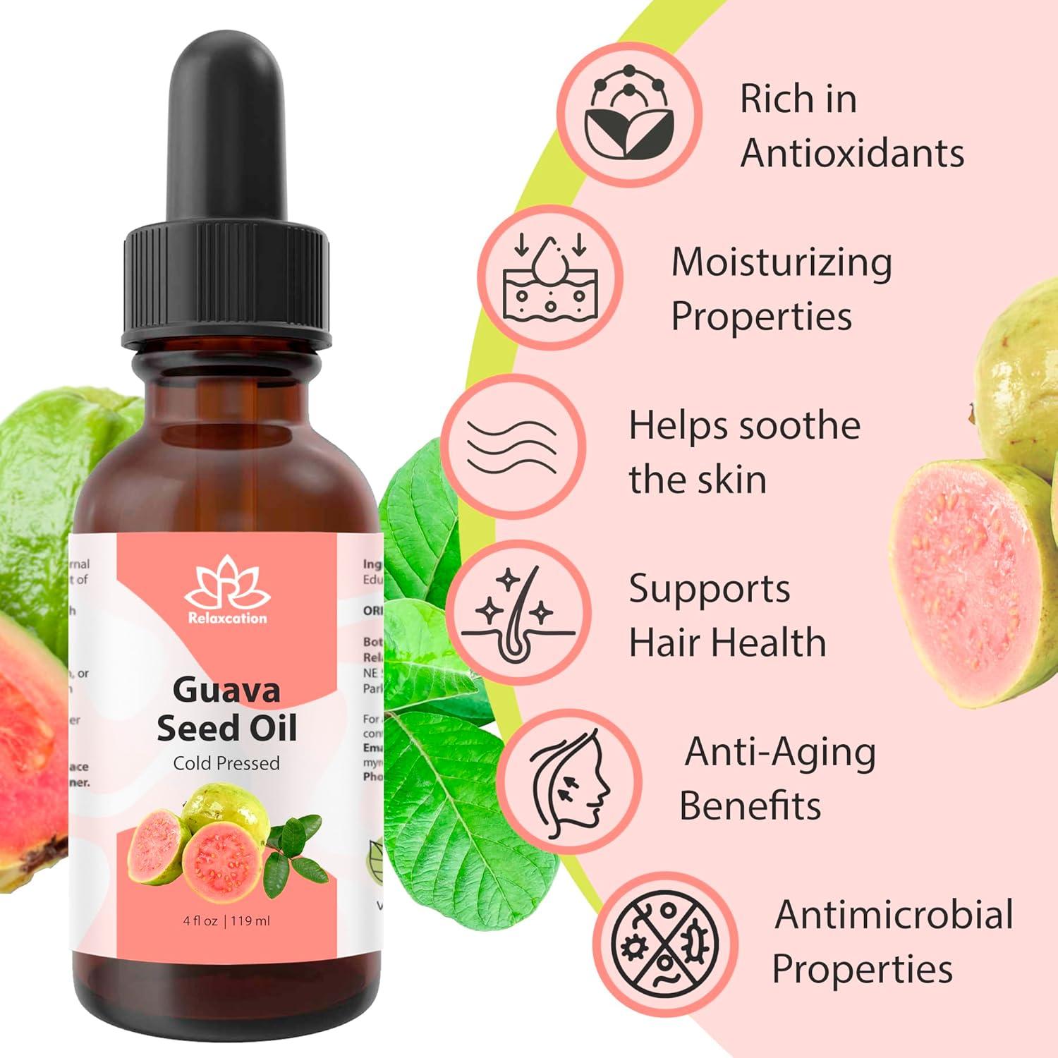 Aceite de Semilla de Guayaba Relaxcation 29.57 ml - Prensado en Frío