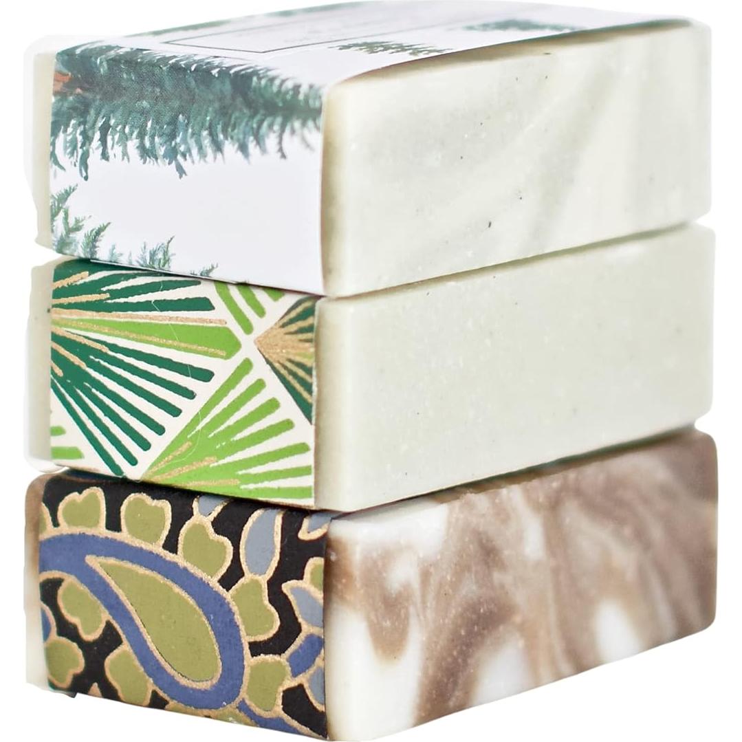 Juego de Jabones Naturales Hechos a Mano - 3 Barras 99g