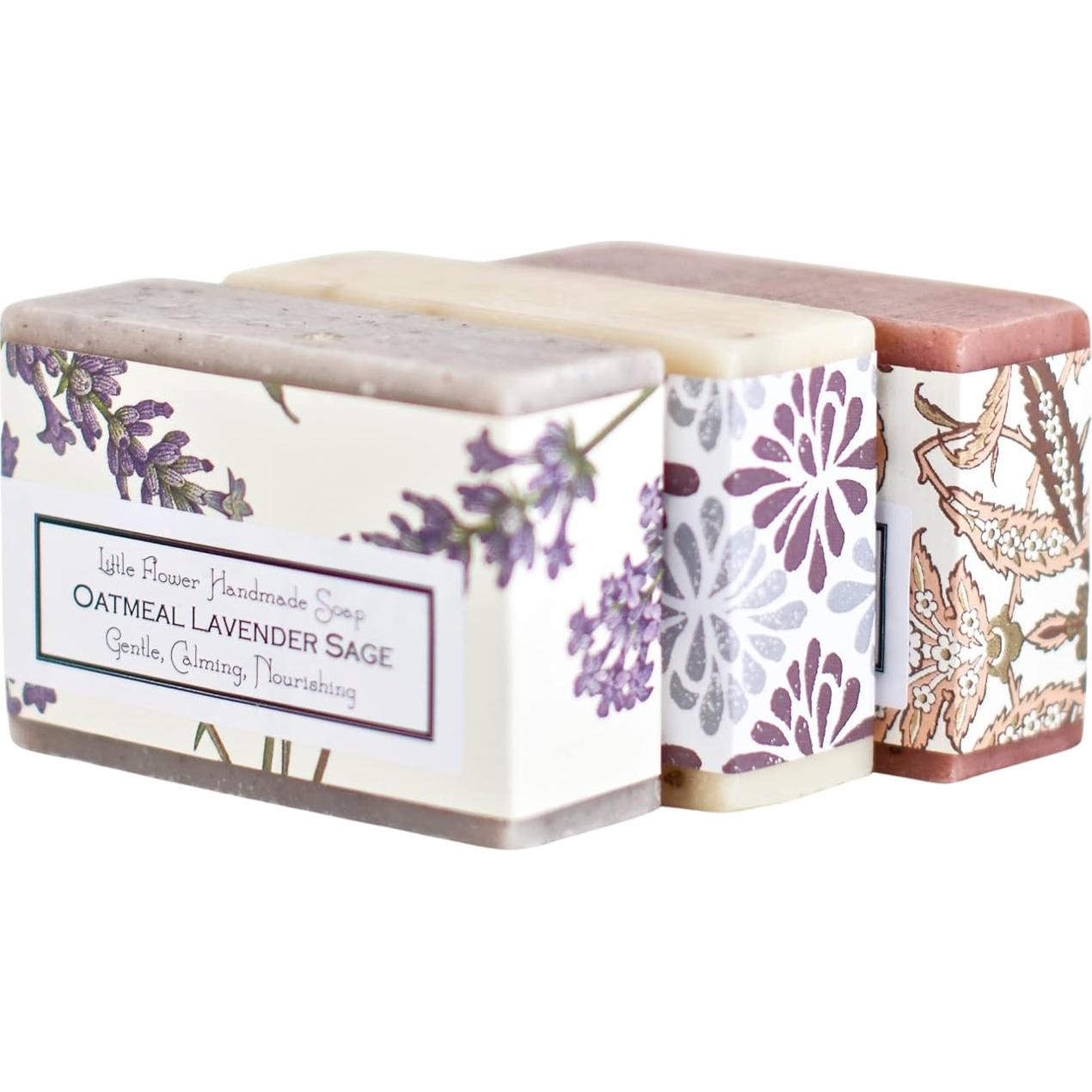 Juego de Jabones Naturales Hechos a Mano - 3 Barras 99g