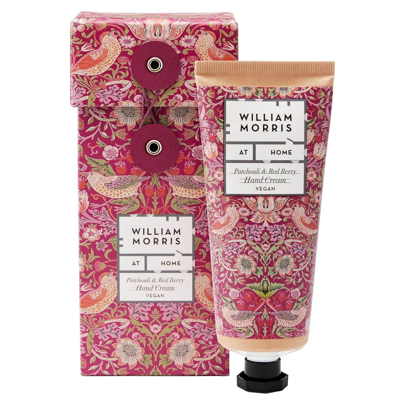 Crema de Manos William Morris Strawberry Thief 100ml Aroma Pachulí