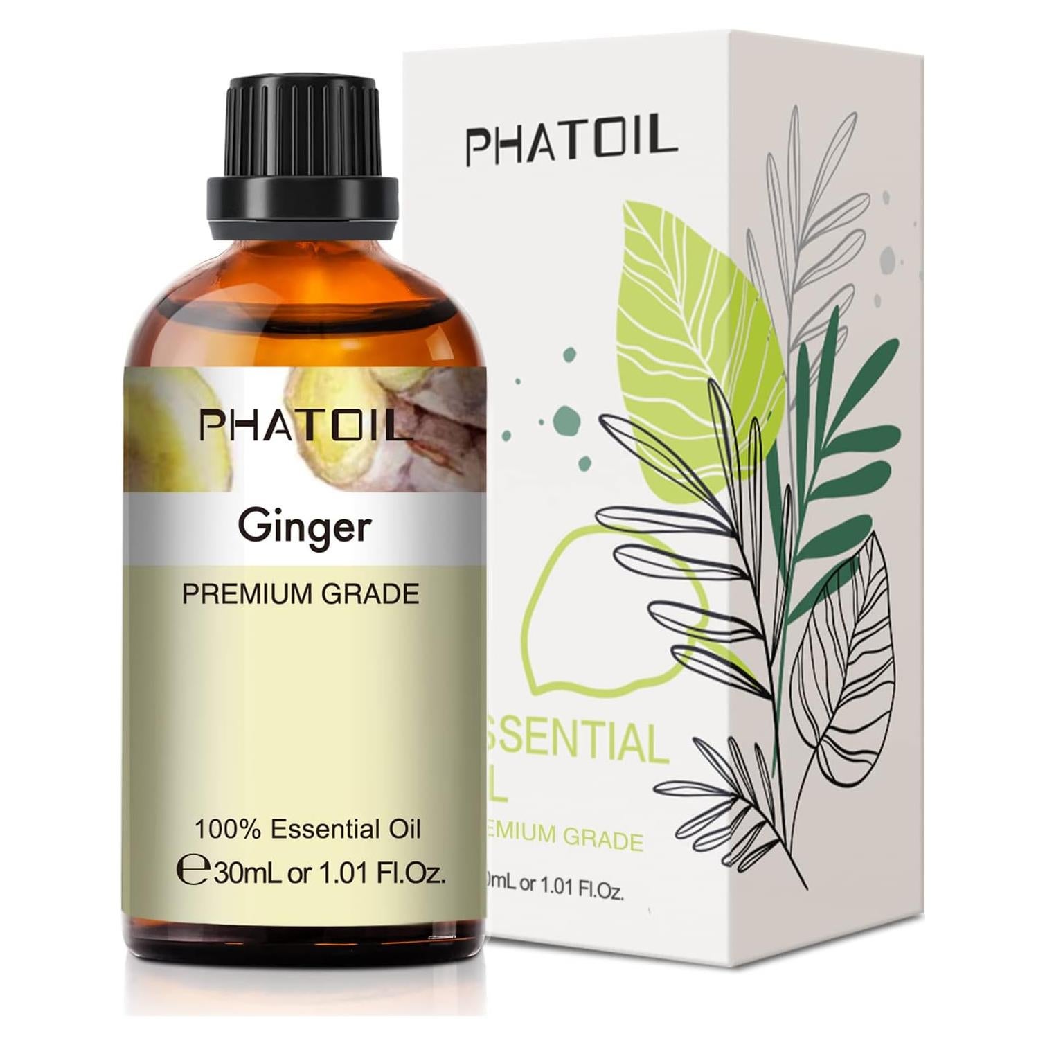 Aceite Esencial de Jengibre 30ml PHATOIL para Aromaterapia