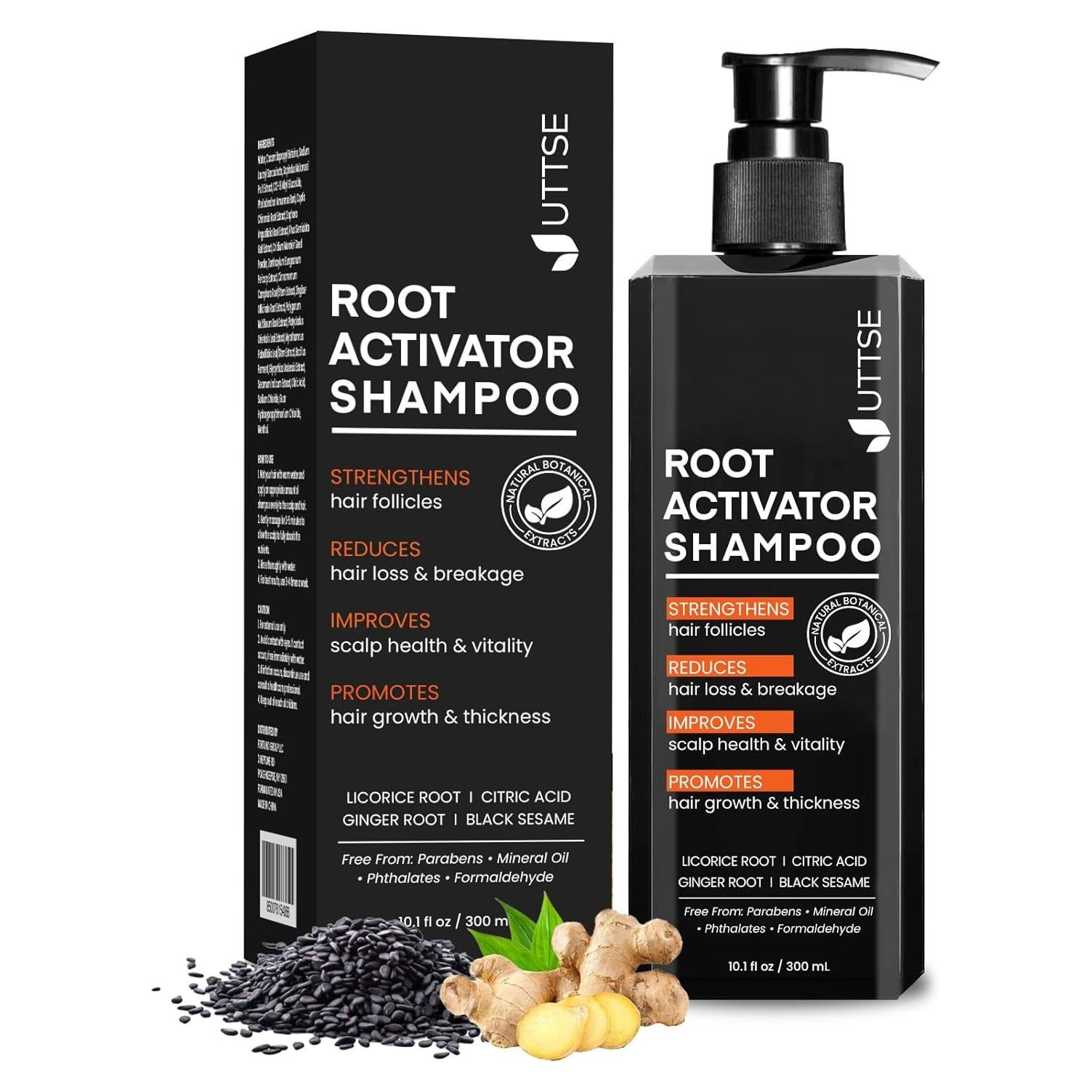 Champú Activador de Raíces UTTSE 300 mL para Hombres