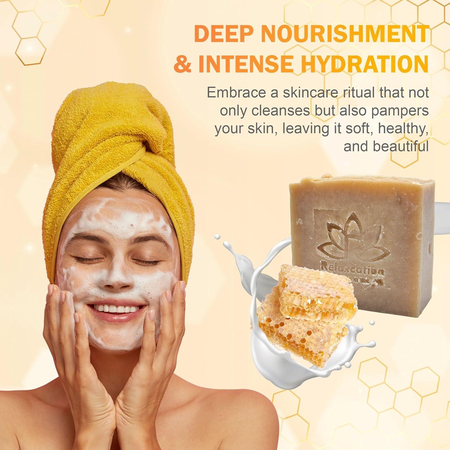 Jabón Natural de Leche de Cabra Relaxcation - Hidratante 340g