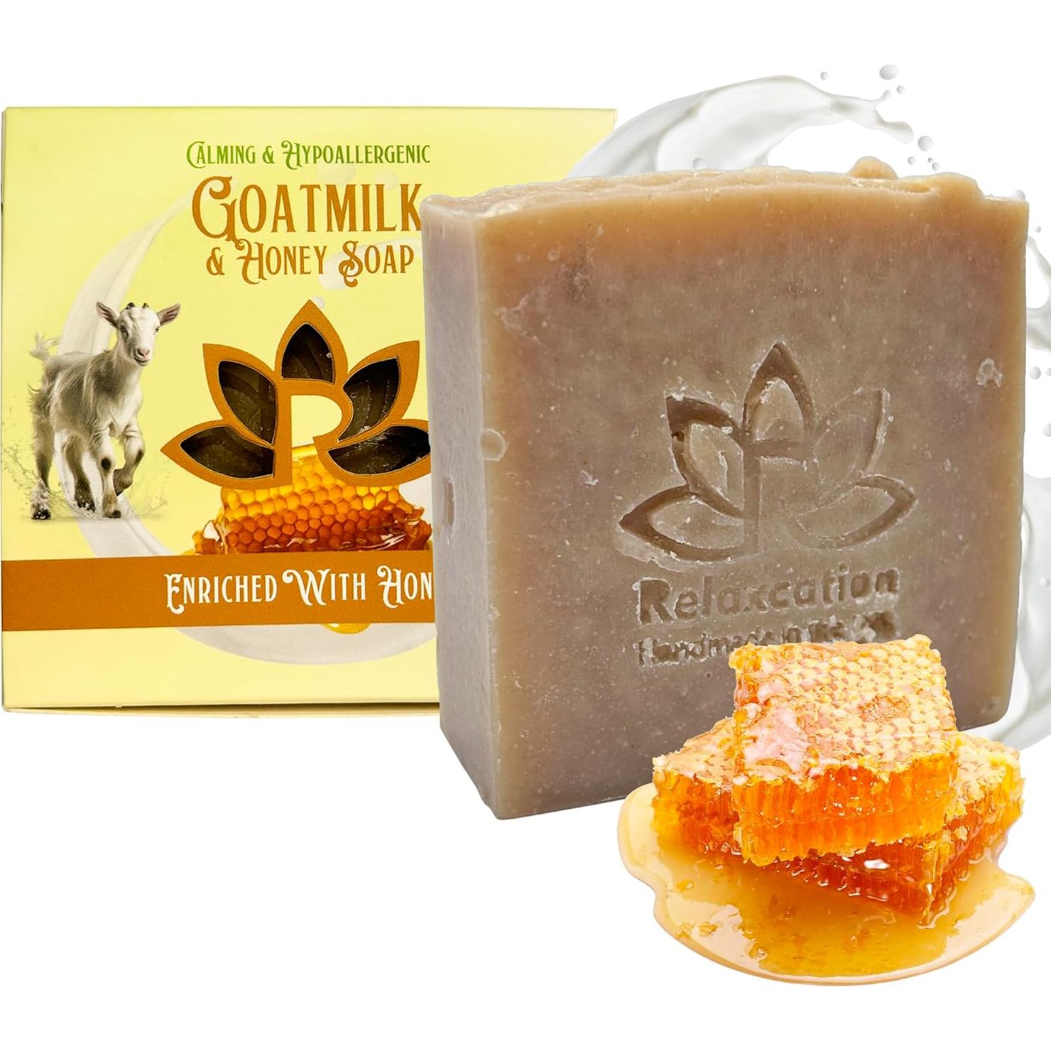 Jabón Natural de Leche de Cabra Relaxcation - Hidratante 340g