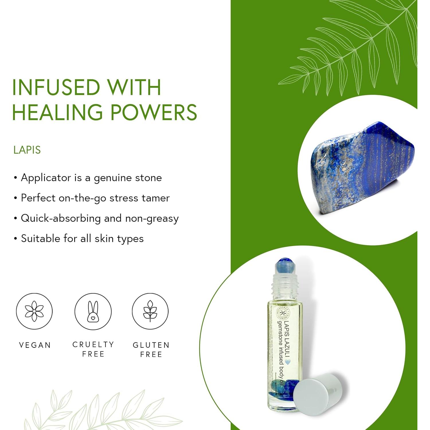 Aceite Corporal Orgánico Honeybee Gardens 59 ml Lapis Lazuli