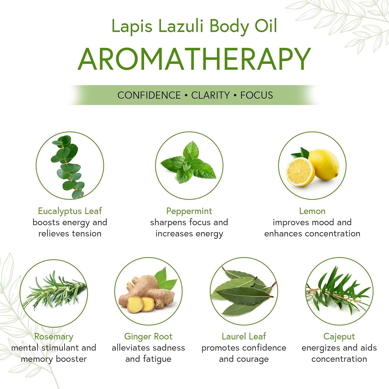 Aceite Corporal Orgánico Honeybee Gardens 59 ml Lapis Lazuli